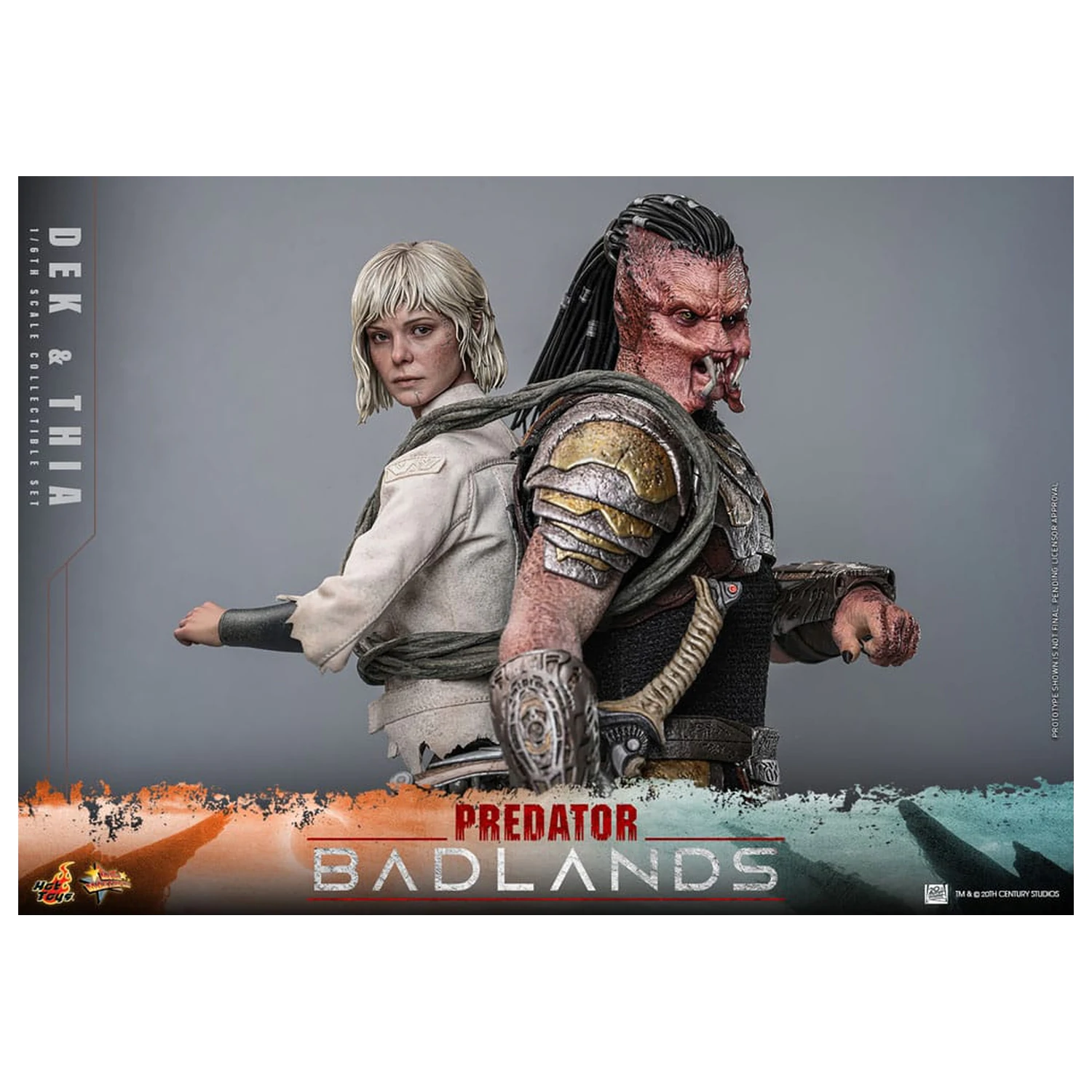 Predator: Badlands Movie Masterpiece akcijska figura 1/6 Dek & Thia 30 cm fotografija izdelka