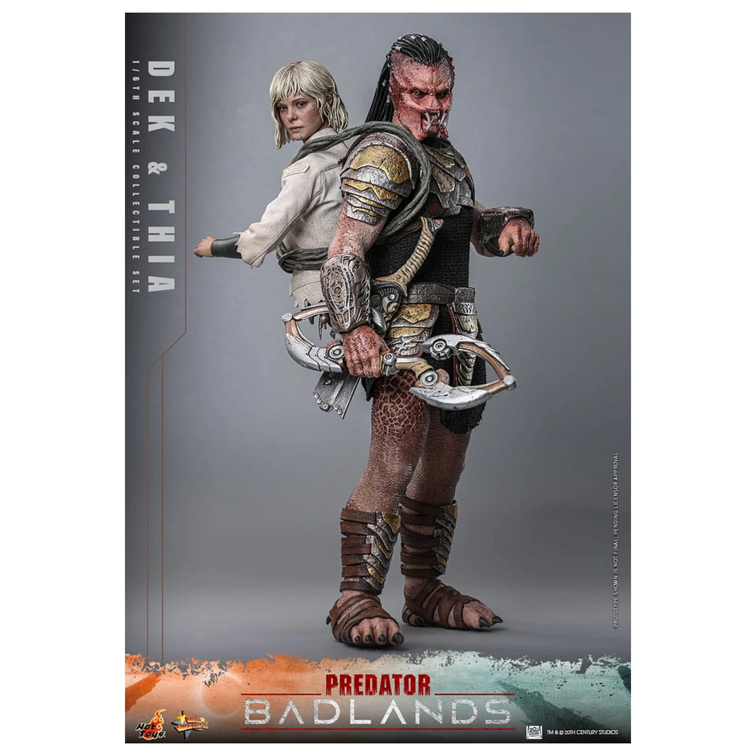 Predator: Badlands Movie Masterpiece akcijska figura 1/6 Dek & Thia 30 cm fotografija izdelka