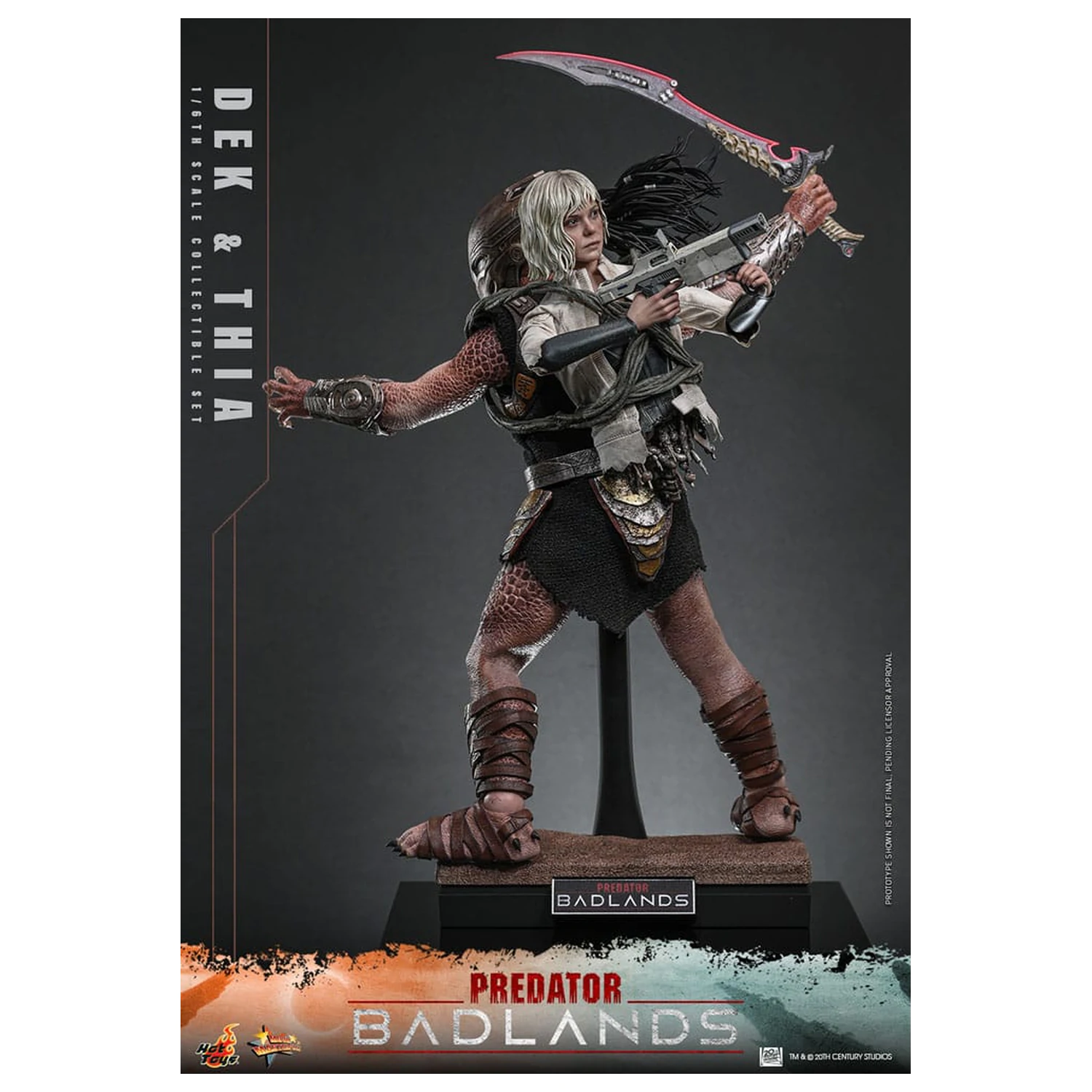 Predator: Badlands Movie Masterpiece akcijska figura 1/6 Dek & Thia 30 cm fotografija izdelka