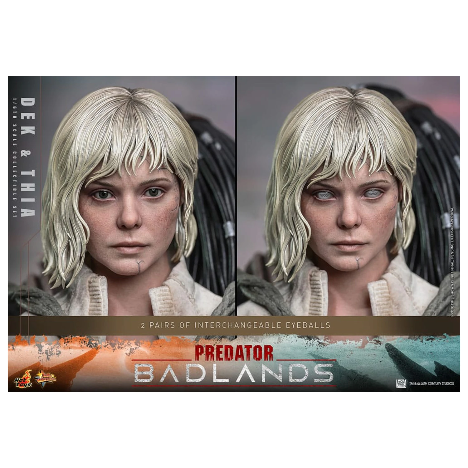 Predator: Badlands Movie Masterpiece akcijska figura 1/6 Dek & Thia 30 cm fotografija izdelka