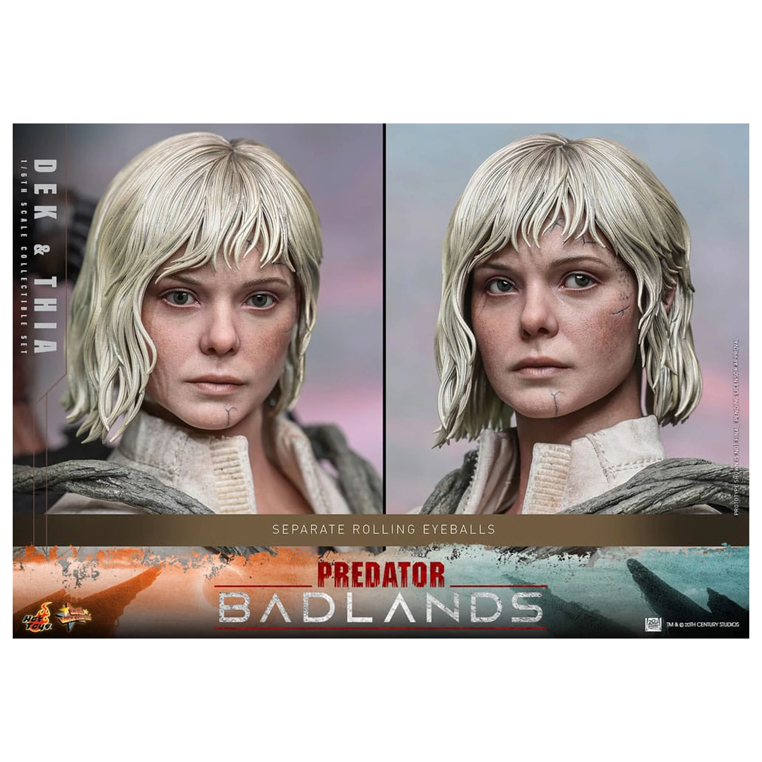 Predator: Badlands Movie Masterpiece akcijska figura 1/6 Dek & Thia 30 cm fotografija izdelka