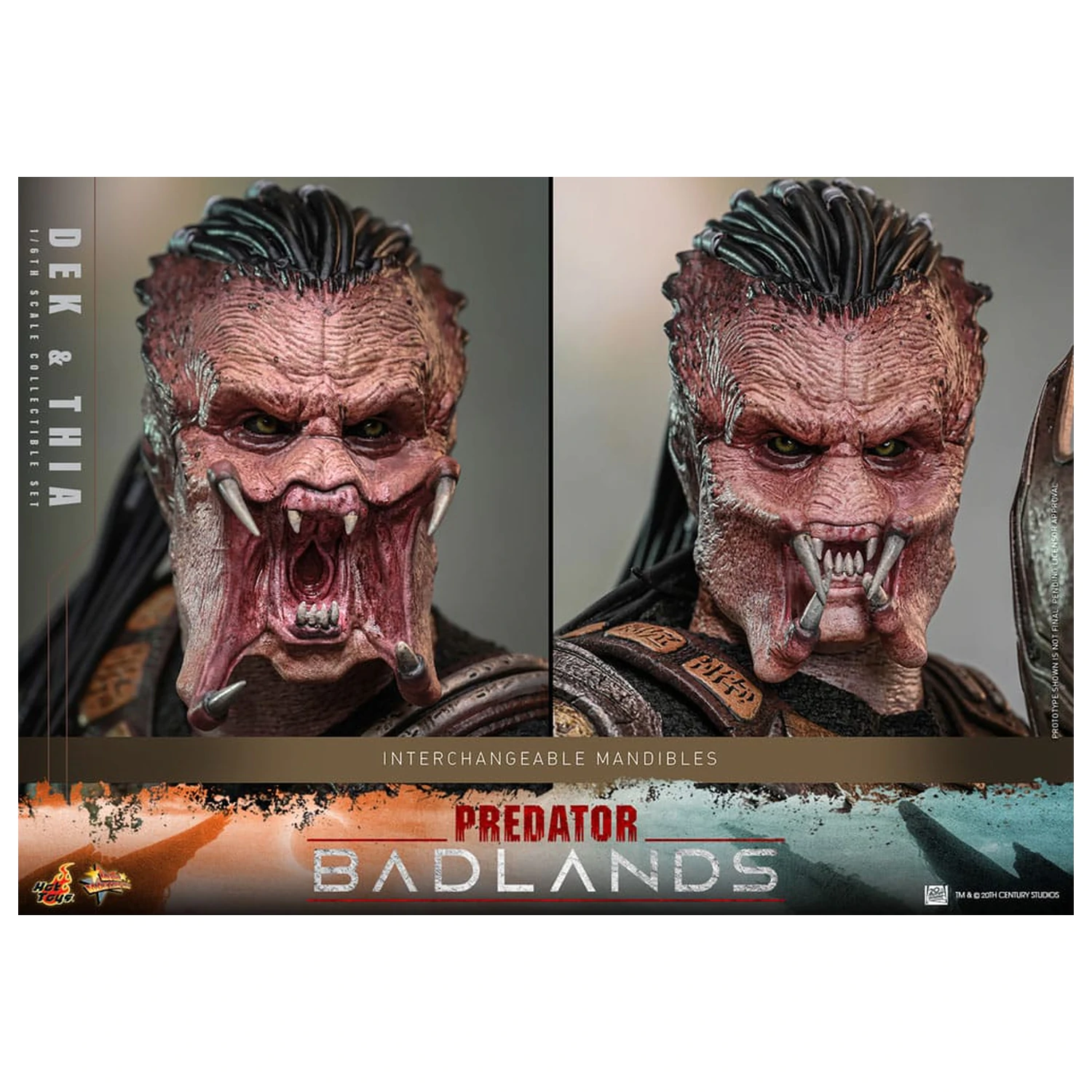 Predator: Badlands Movie Masterpiece akcijska figura 1/6 Dek & Thia 30 cm fotografija izdelka