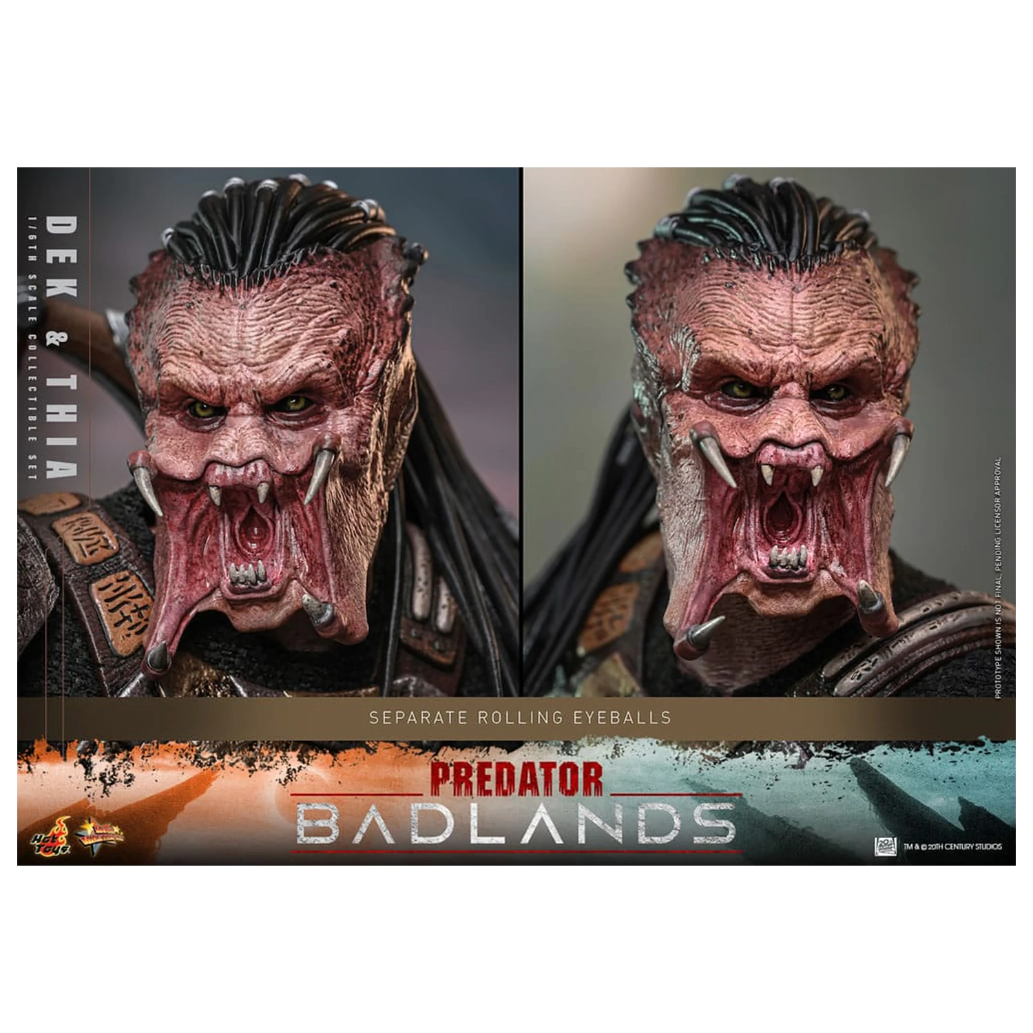 Predator: Badlands Movie Masterpiece akcijska figura 1/6 Dek & Thia 30 cm fotografija izdelka