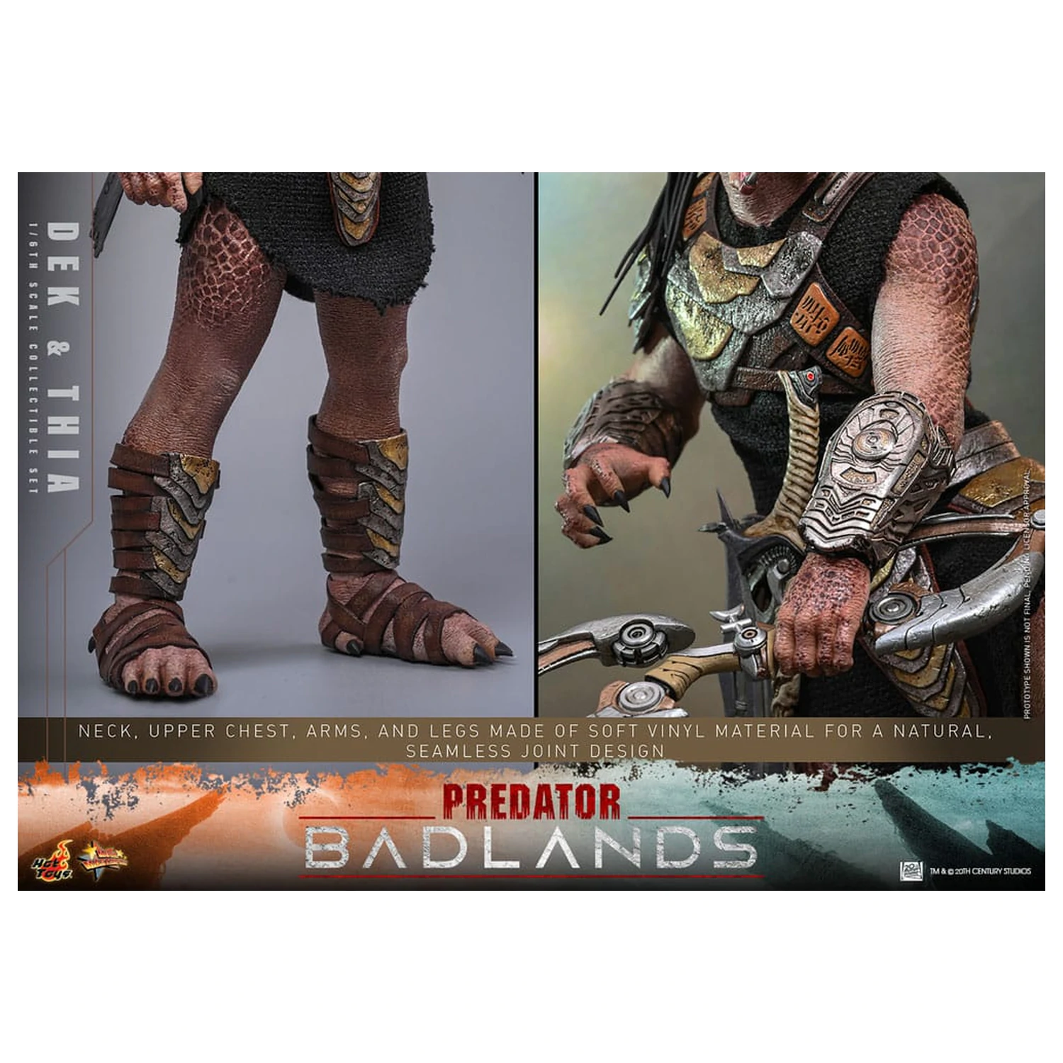 Predator: Badlands Movie Masterpiece akcijska figura 1/6 Dek & Thia 30 cm fotografija izdelka