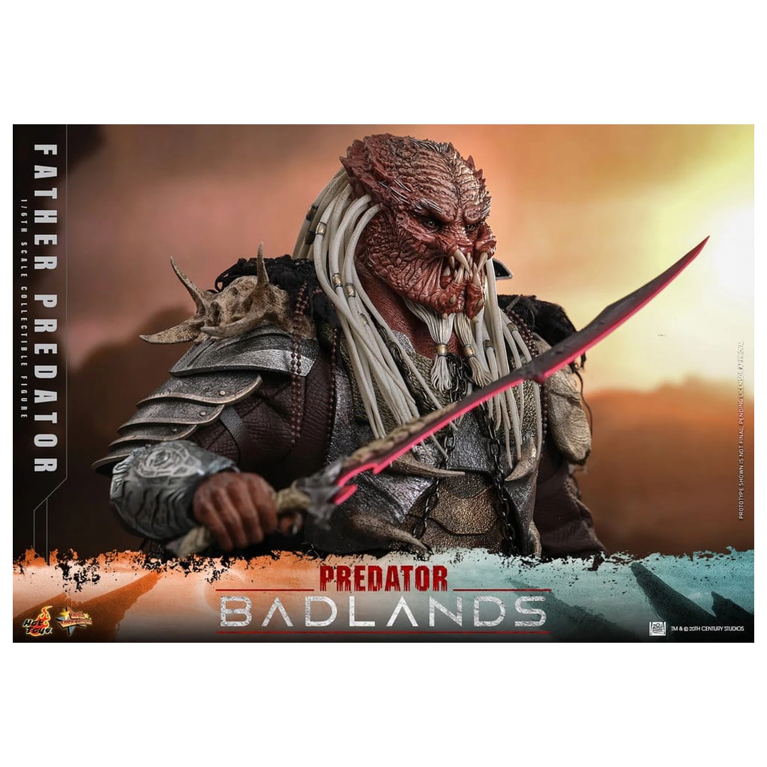 Predator: Badlands Movie Masterpiece akcijska figura 1/6 Njohrr 36 cm fotografija izdelka