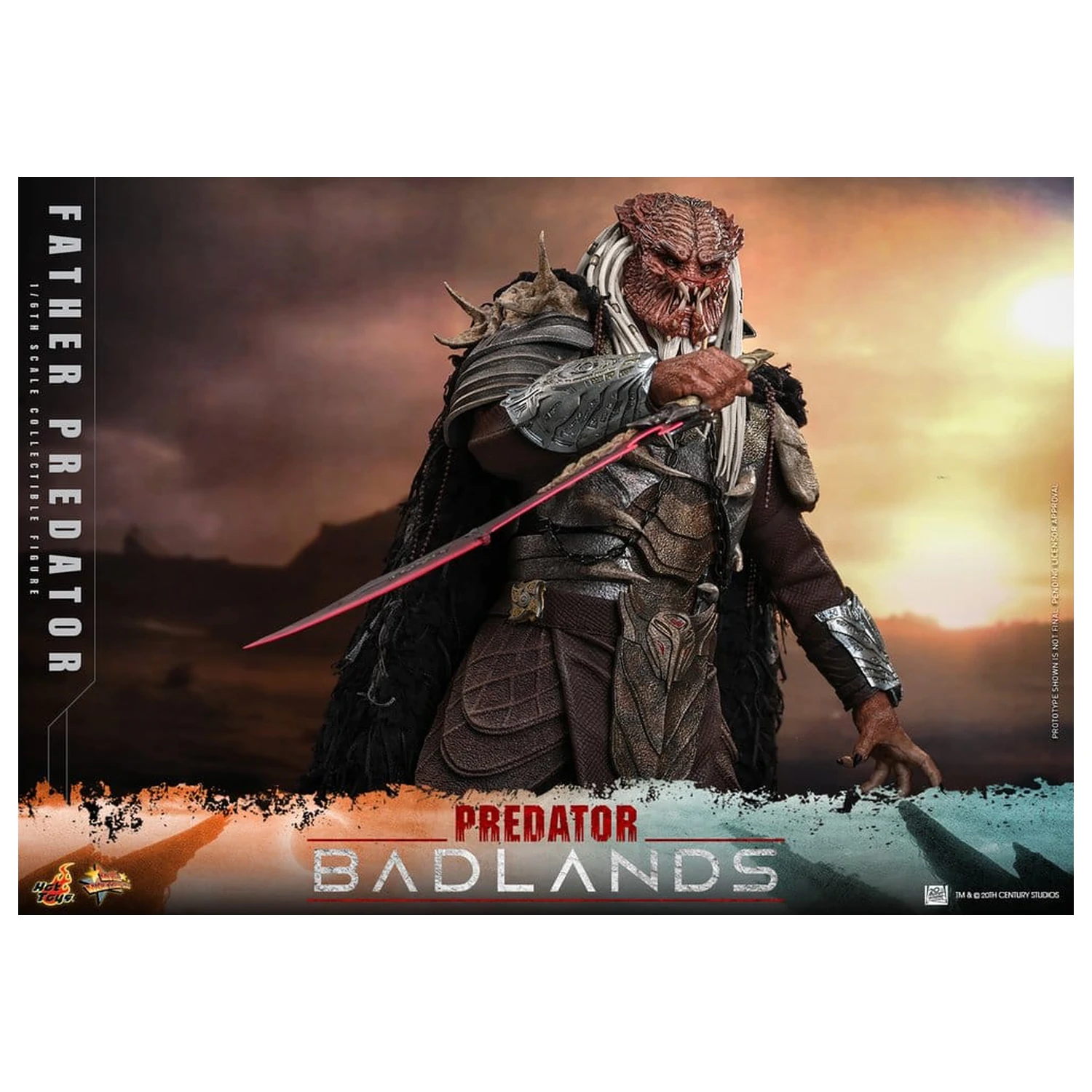 Predator: Badlands Movie Masterpiece akcijska figura 1/6 Njohrr 36 cm fotografija izdelka