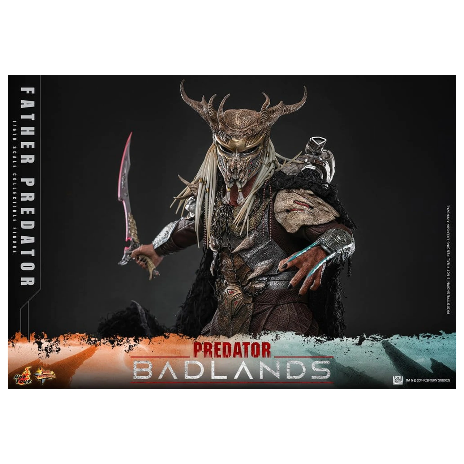 Predator: Badlands Movie Masterpiece akcijska figura 1/6 Njohrr 36 cm fotografija izdelka