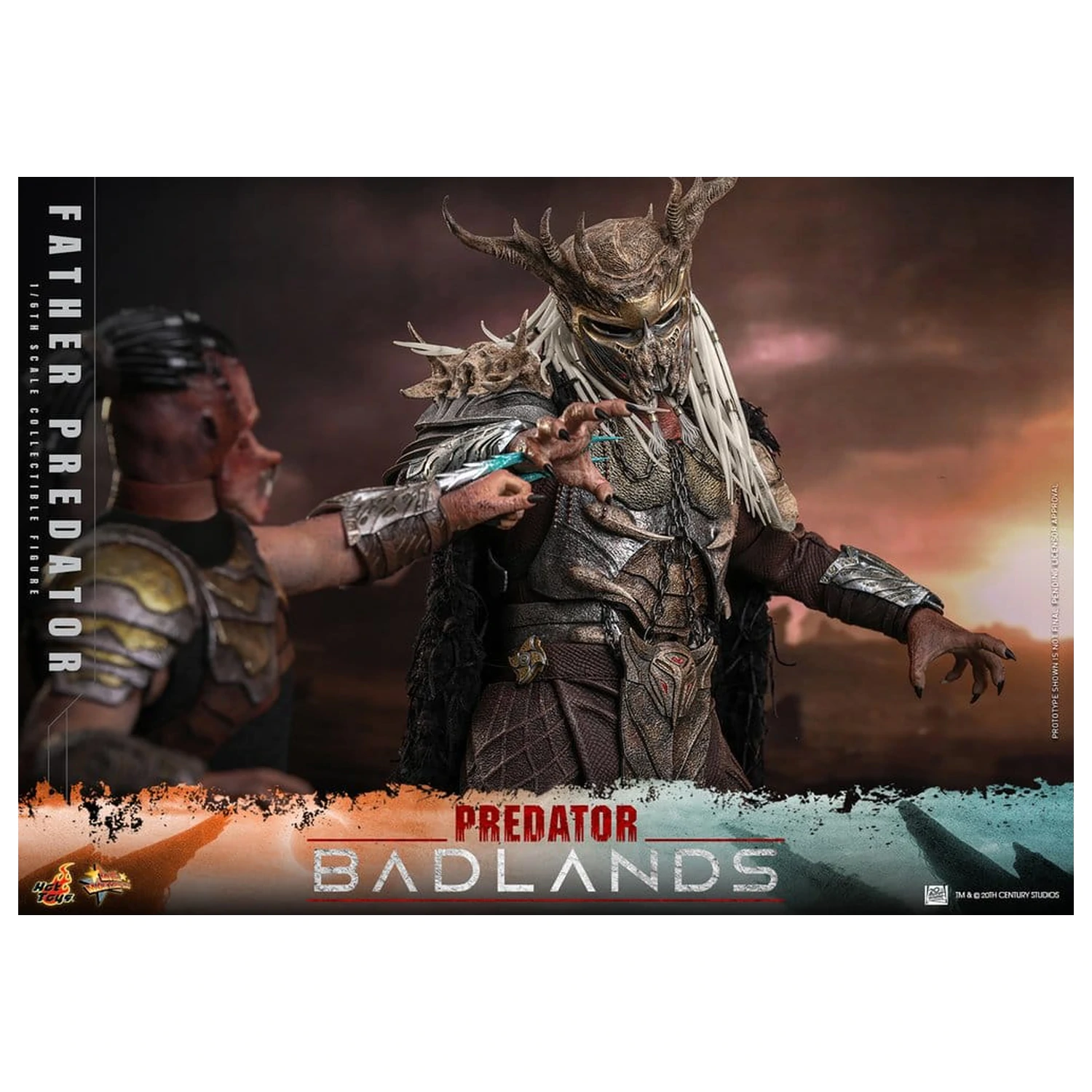 Predator: Badlands Movie Masterpiece akcijska figura 1/6 Njohrr 36 cm fotografija izdelka