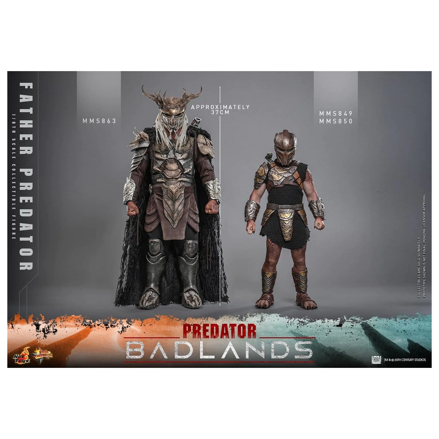 Predator: Badlands Movie Masterpiece akcijska figura 1/6 Njohrr 36 cm fotografija izdelka