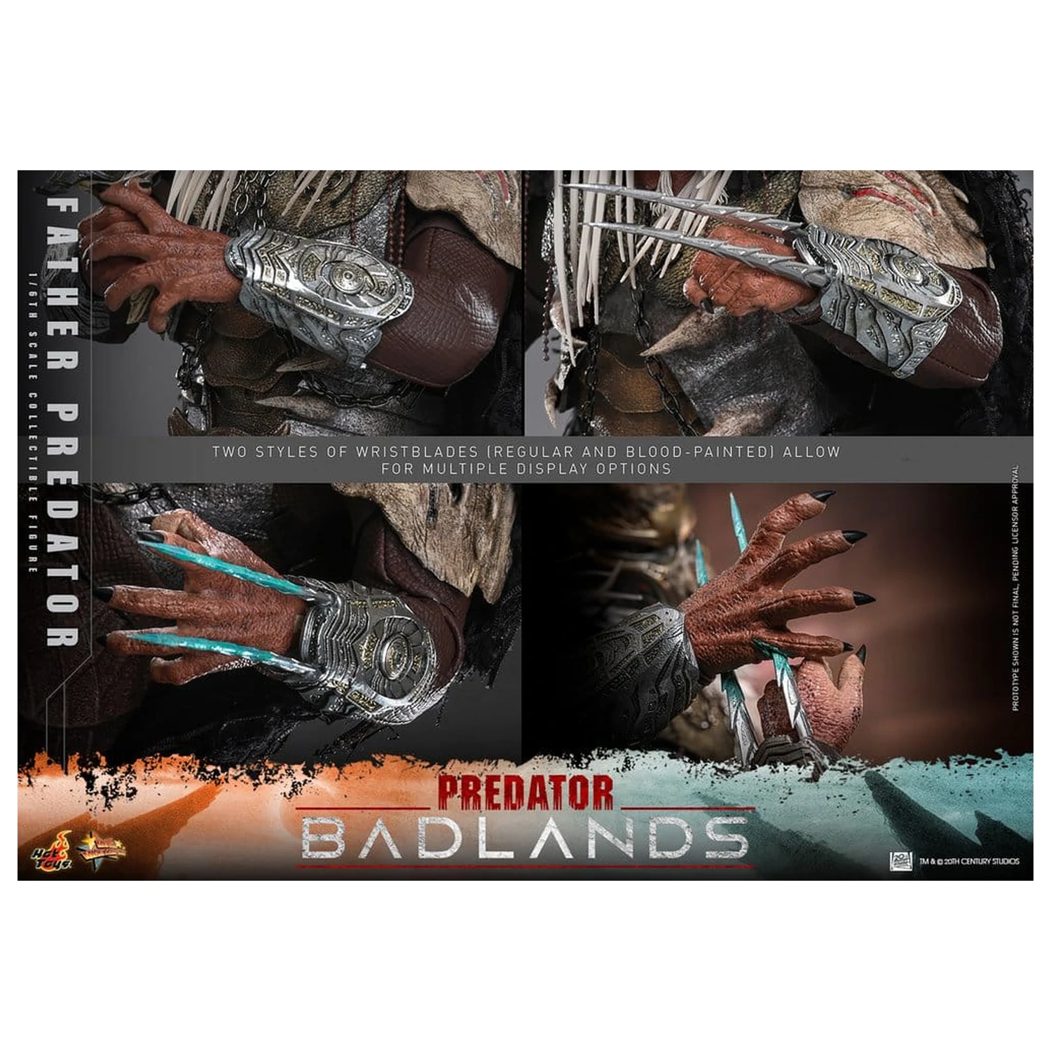 Predator: Badlands Movie Masterpiece akcijska figura 1/6 Njohrr 36 cm fotografija izdelka