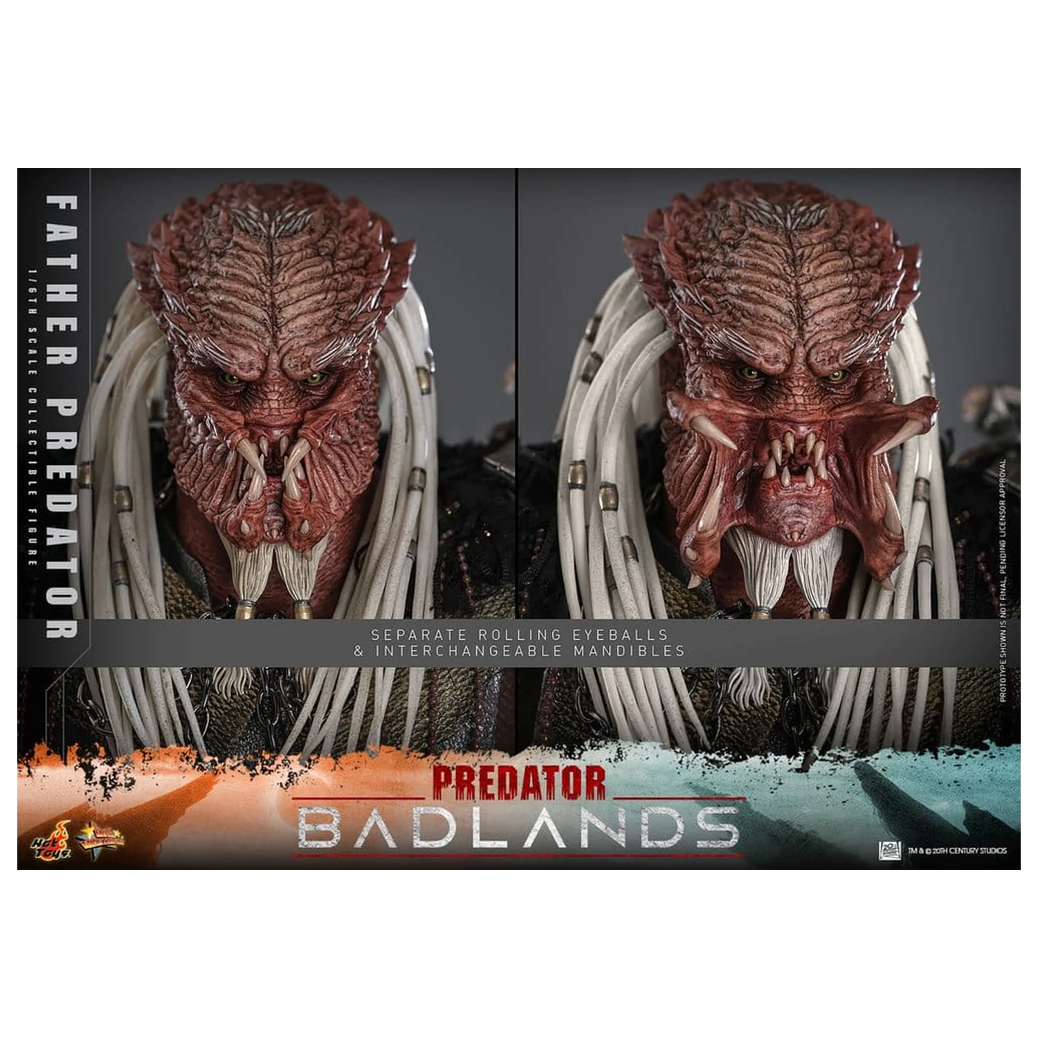 Predator: Badlands Movie Masterpiece akcijska figura 1/6 Njohrr 36 cm fotografija izdelka