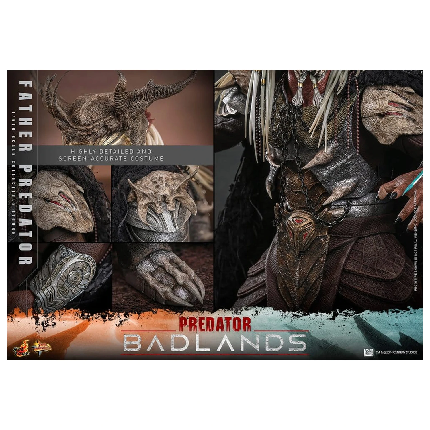 Predator: Badlands Movie Masterpiece akcijska figura 1/6 Njohrr 36 cm fotografija izdelka