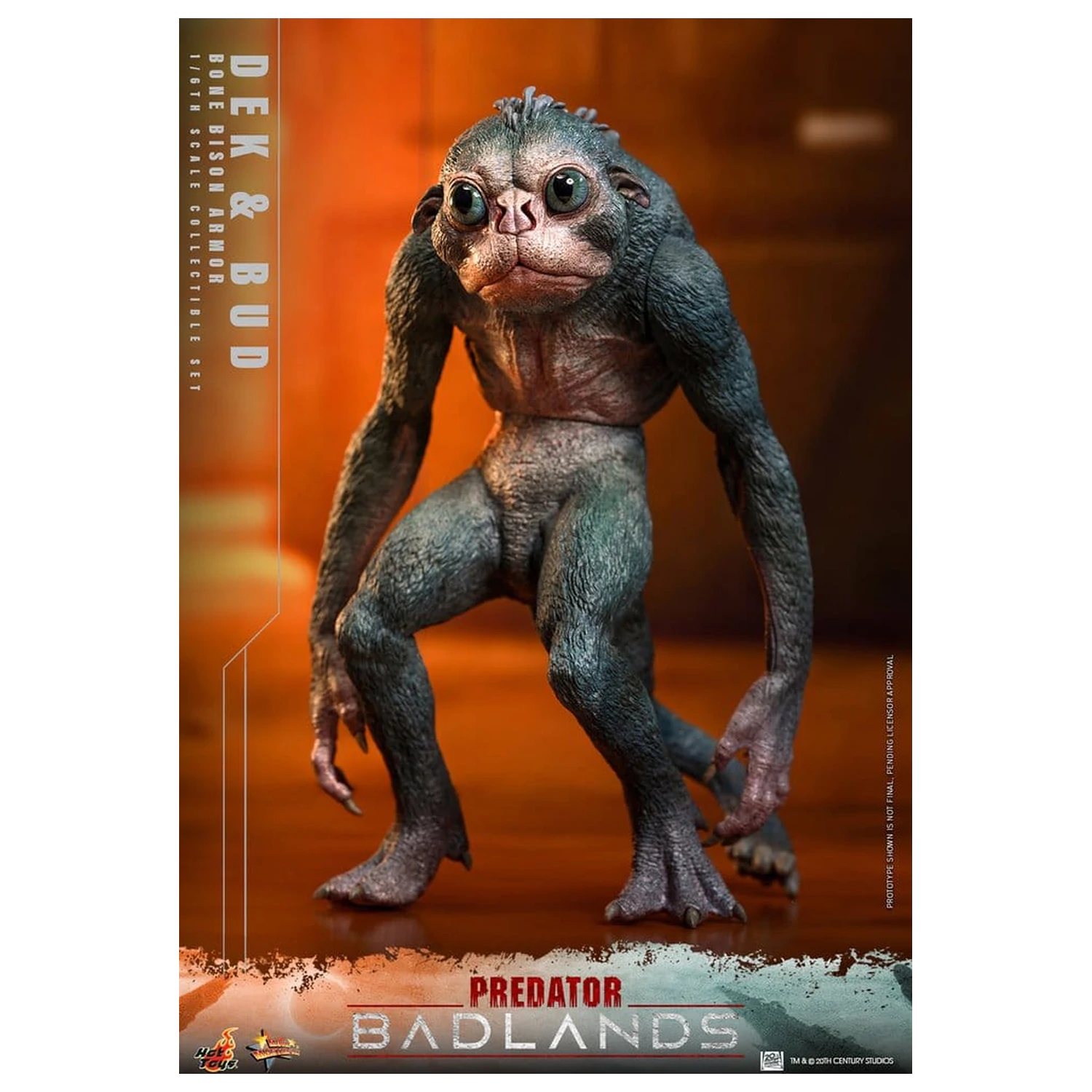 Predator: Badlands Movie Masterpiece akcijske figure 2-pak, 1/6 Dek (Bone Bison Armor) in Bud, 31 cm fotografija izdelka
