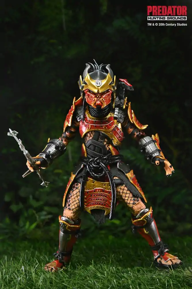 Predator: Hunting Grounds Action Figure Ultimate Samurai Predator 17 cm Figurica fotografija izdelka
