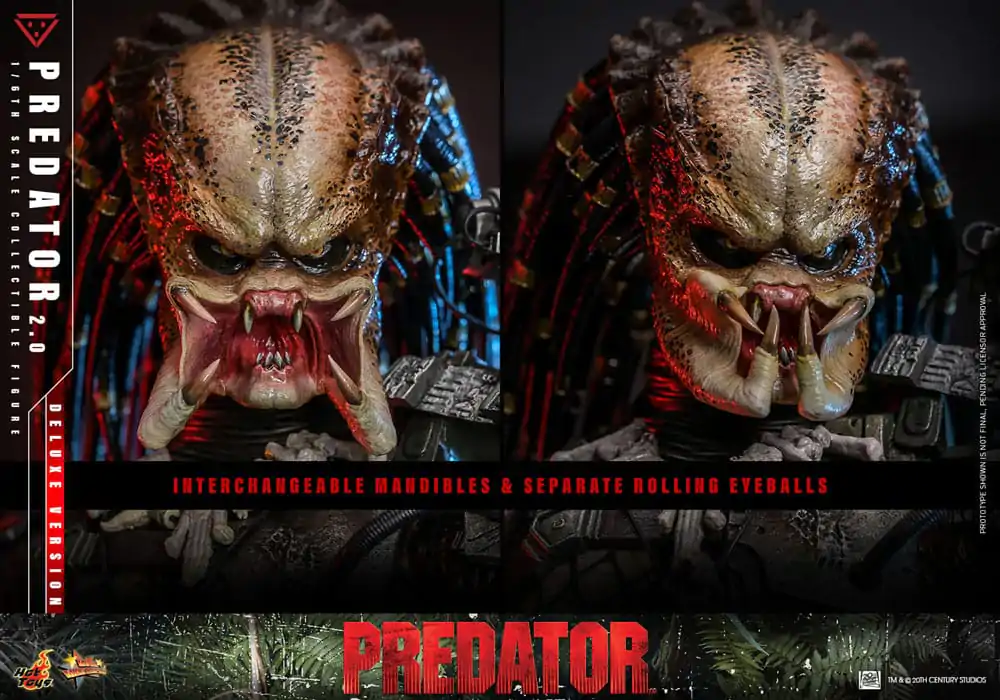 Predator Movie Masterpiece akcijska figura 1/6 Predator (2.0) Deluxe Version 34 cm fotografija izdelka