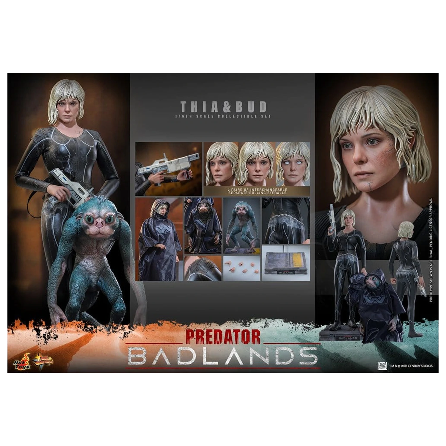 Predator figura v merilu šeste lestvice Thia and Bud 29 cm fotografija izdelka