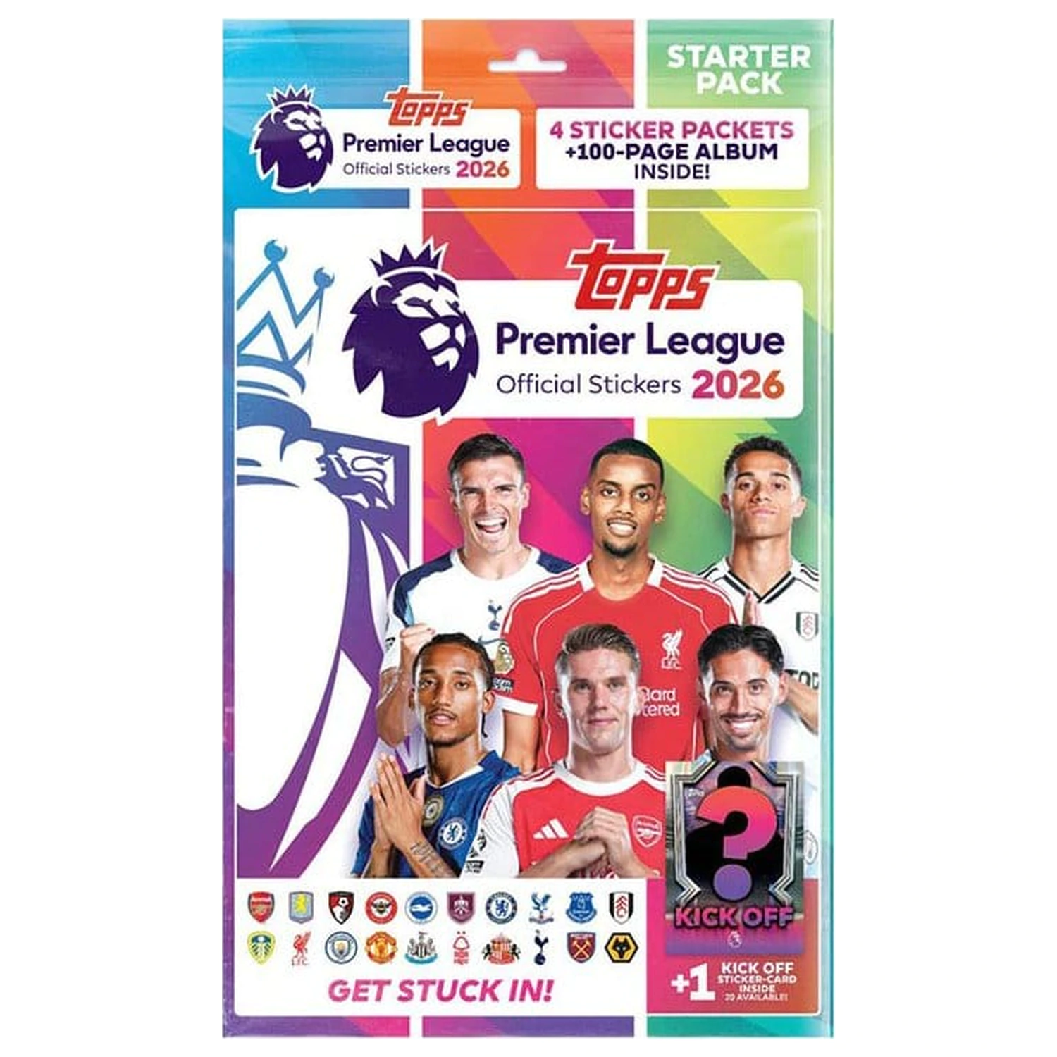 Premier League 2025/26 nalepke začetni paket fotografija izdelka