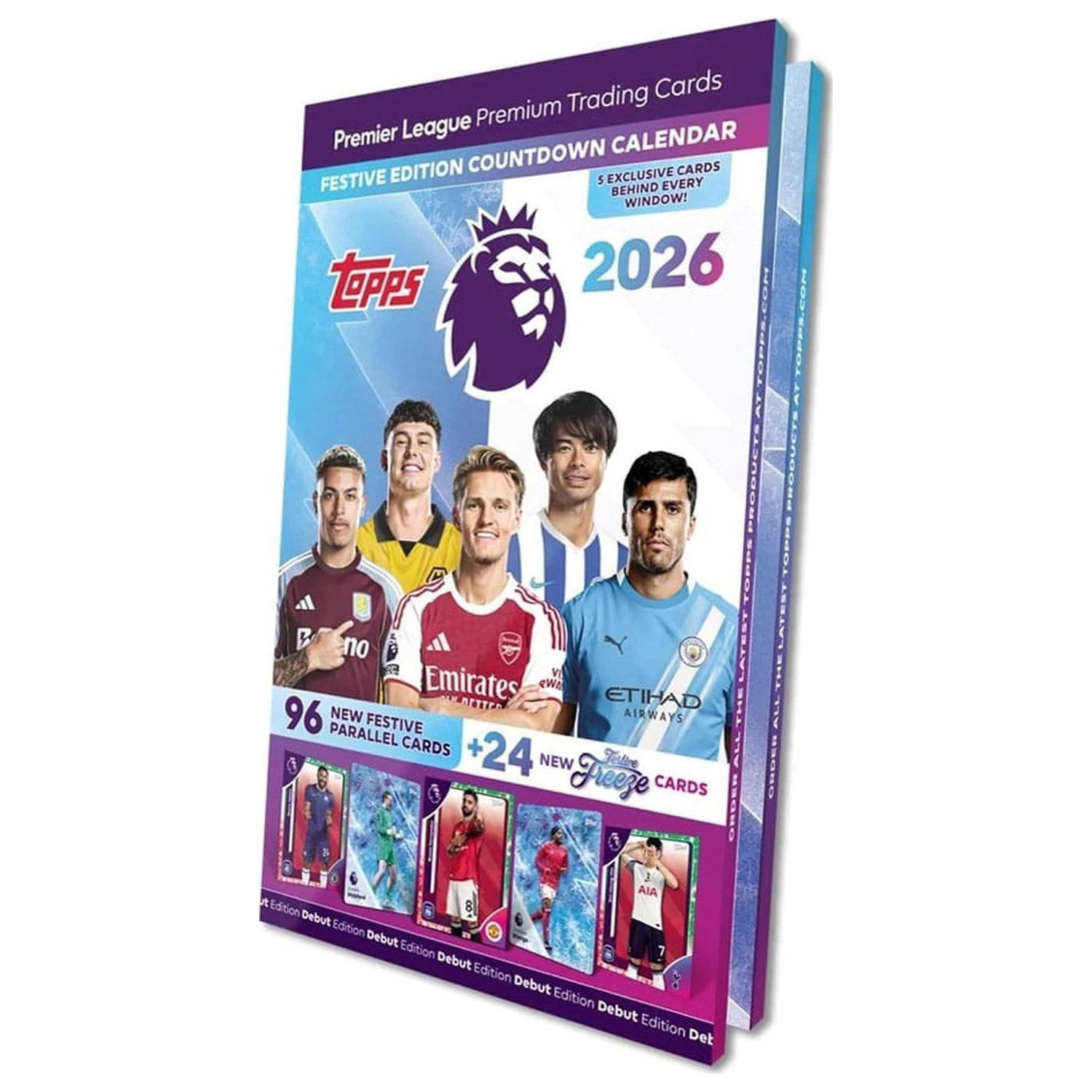 Premier League Trading Cards 2026 odštevalni koledar fotografija izdelka
