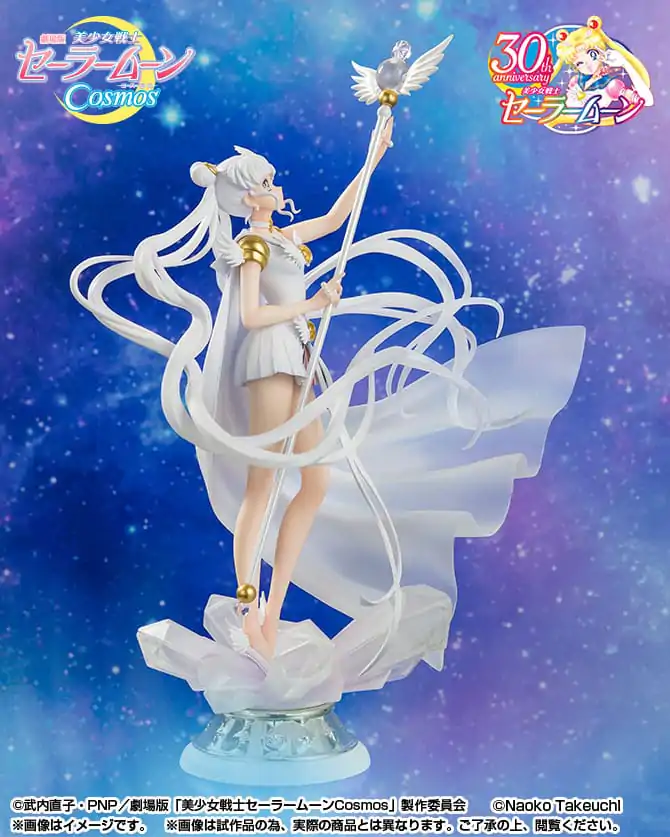 Pretty Guardian Sailor Moon Cosmos: The Movie FiguartsZERO Chouette PVC kip, Tema kliče svetlobo in svetloba prikliče temo 24 cm fotografija izdelka