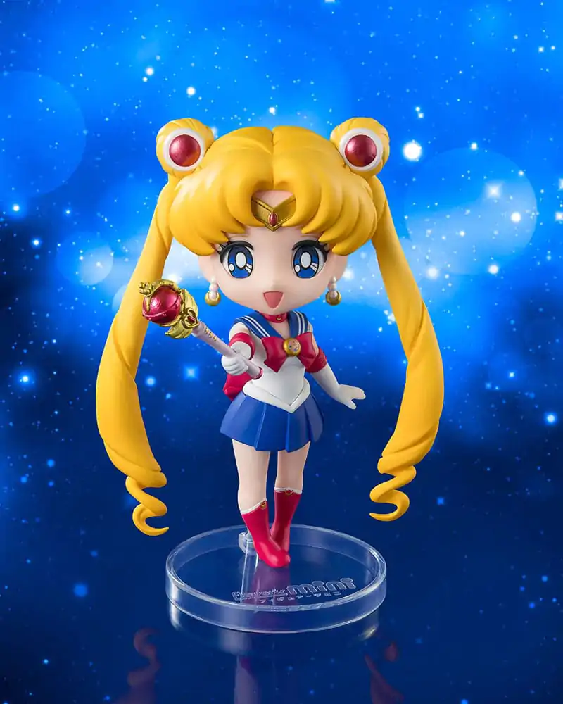Pretty Guardian Sailor Moon R Figuarts mini akcijska figura Sailor Moon Crystal Star Compact Edition 9 cm fotografija izdelka