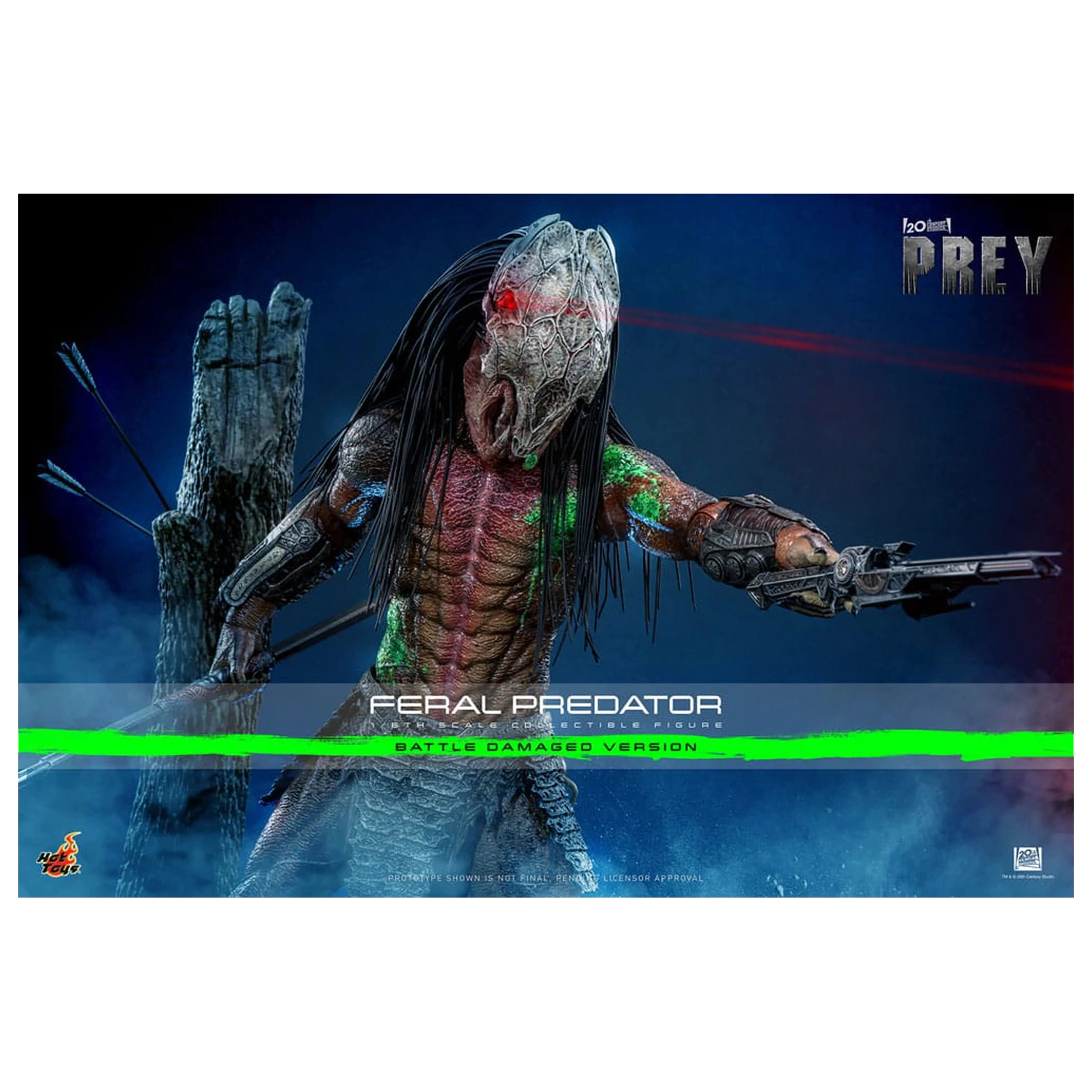Prey Action Figure 1/6 Feral Predator (Battle Damaged Version) 37 centimetrov fotografija izdelka