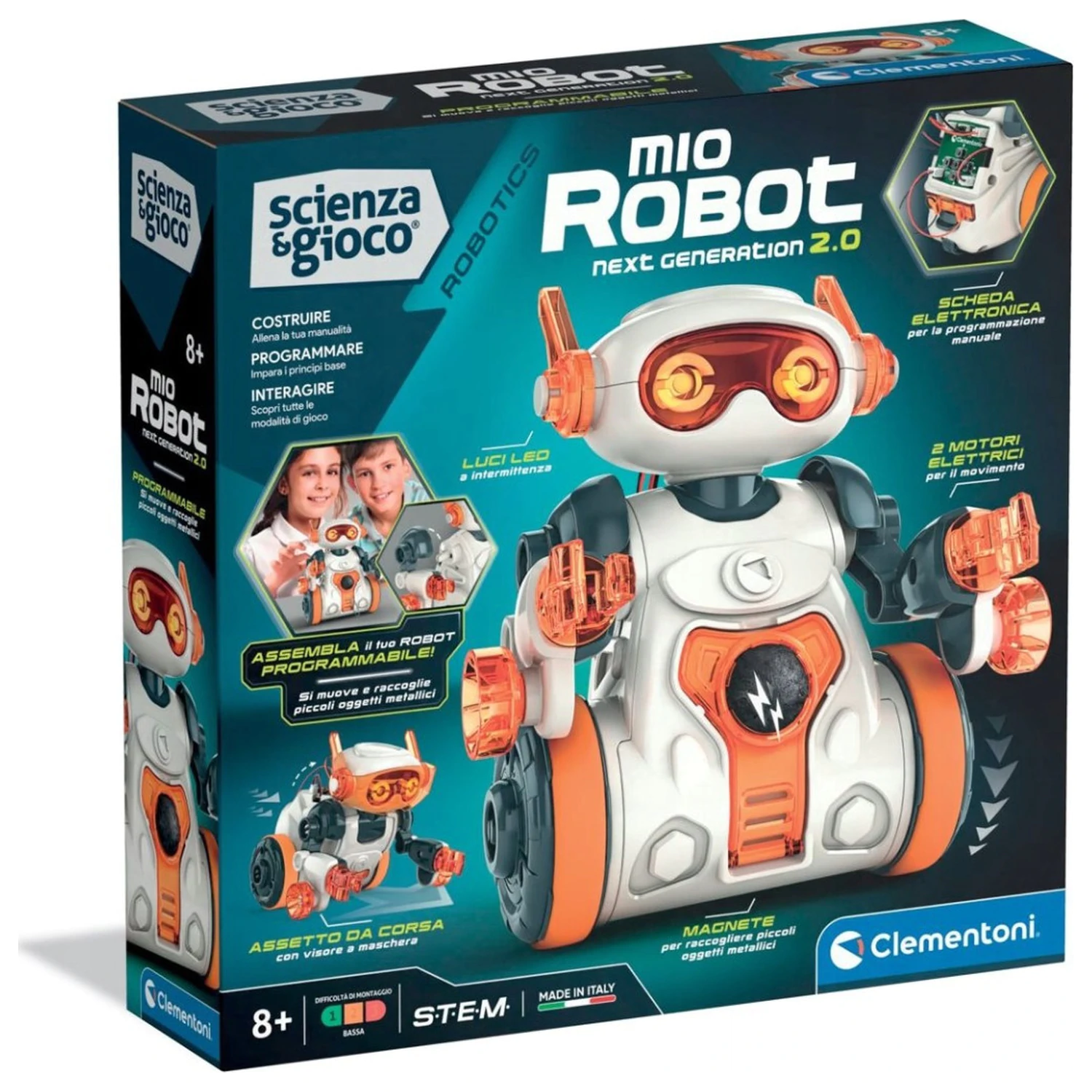 Programirljiv robot igrača Mio the Robot 2.0 Komplet za sestavljanje fotografija izdelka