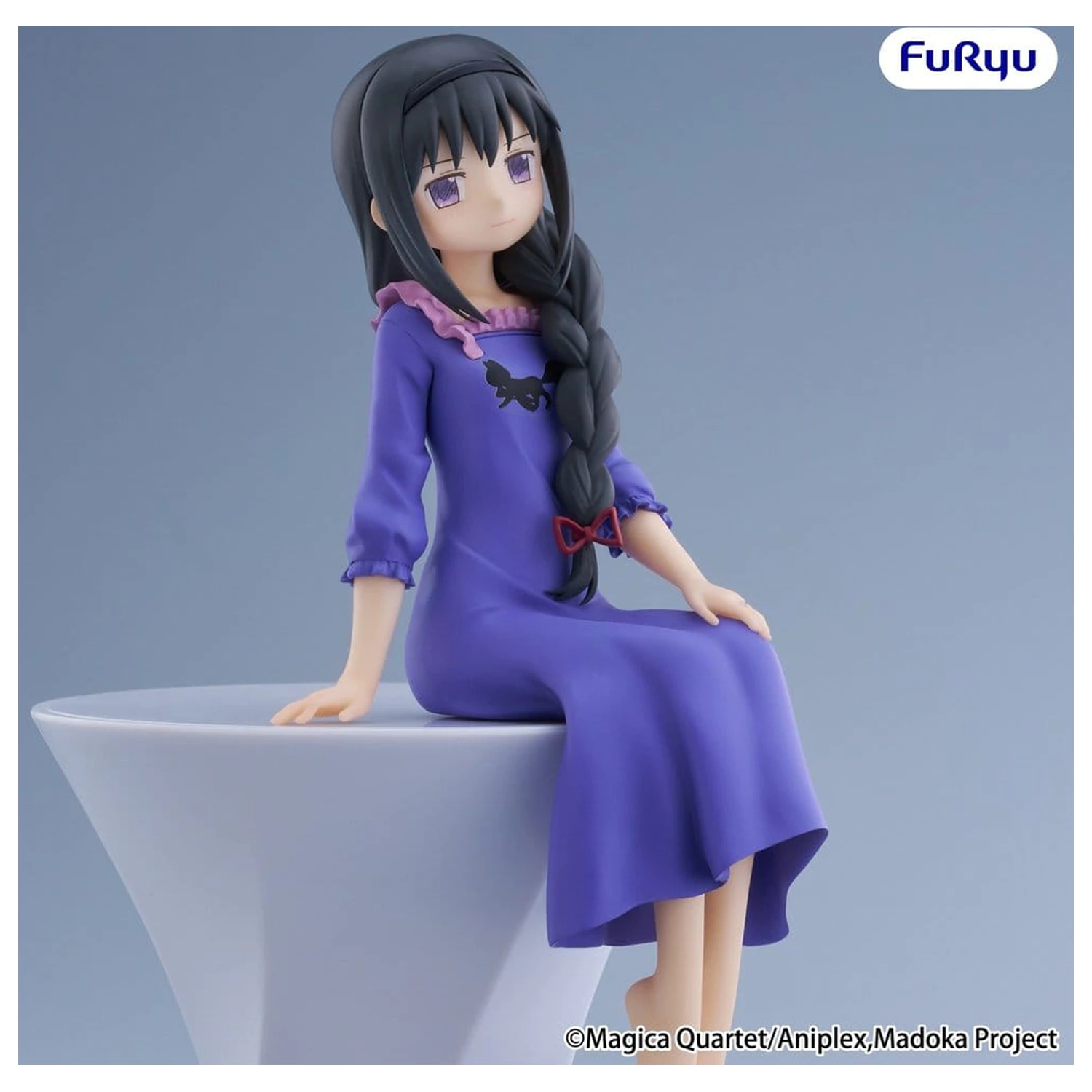 Puella Magi Madoka Magica PVC figura zamašek za skodelico rezancev -Homura Akemi- 15 cm fotografija izdelka