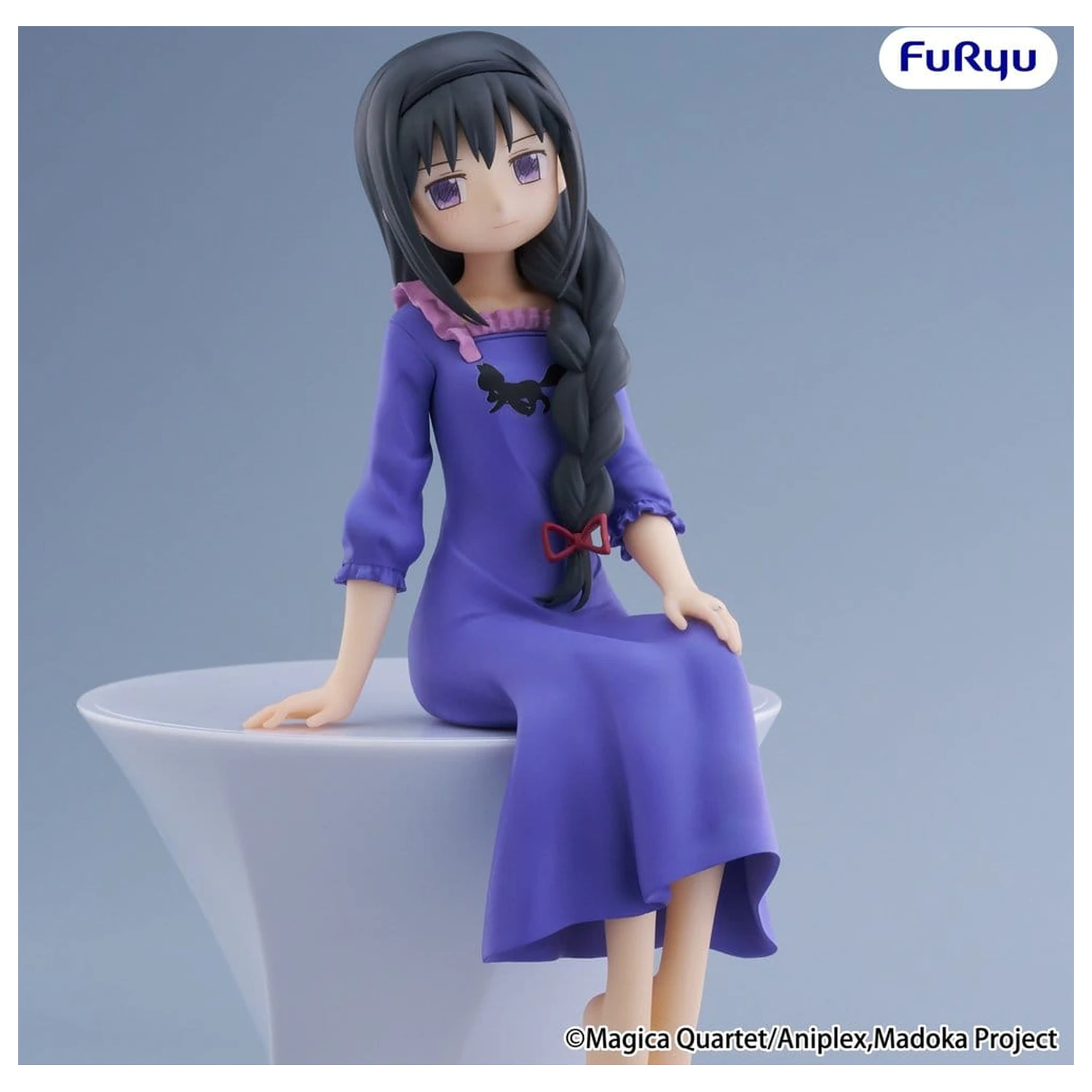Puella Magi Madoka Magica PVC figura zamašek za skodelico rezancev -Homura Akemi- 15 cm fotografija izdelka