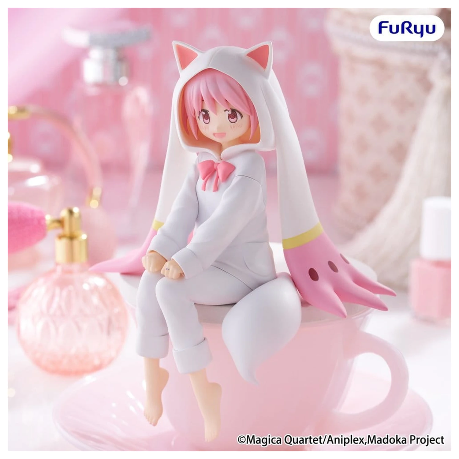 Puella Magi Madoka Magica Zamašek za rezance PVC kip Madoka Kaname 15 cm fotografija izdelka