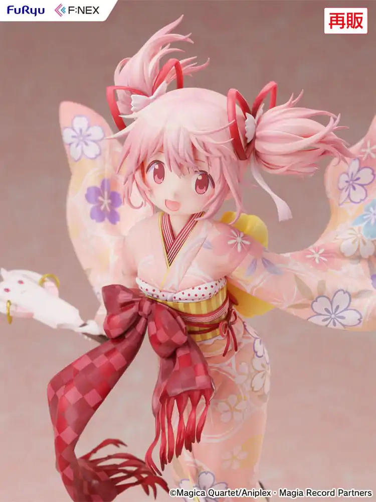 Puella Magi Madoka Magica Side Story Magia Record PVC Kip 1/7 Madoka Kaname Kimono Ver. 22 cm fotografija izdelka