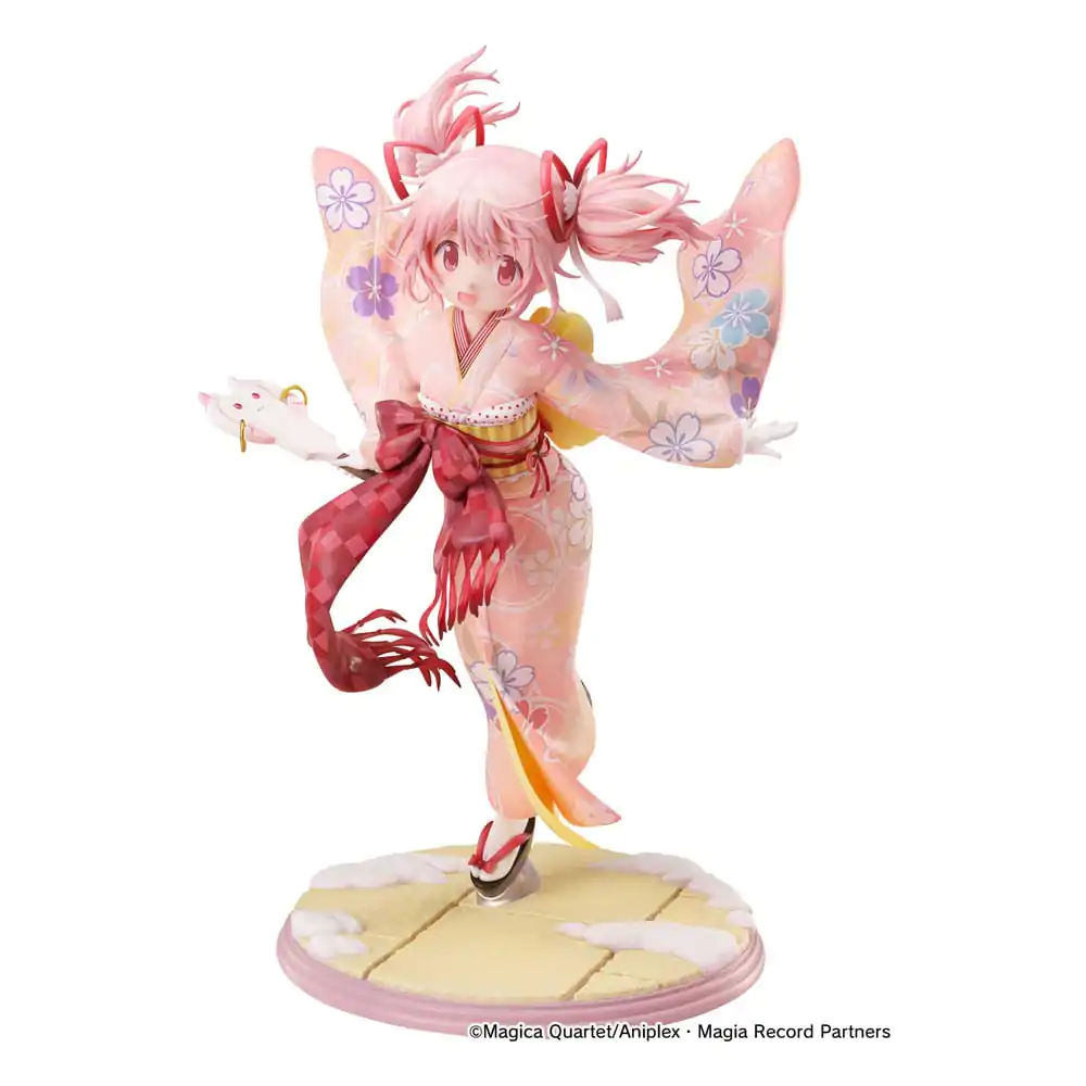 Puella Magi Madoka Magica Side Story Magia Record PVC Kip 1/7 Madoka Kaname Kimono Ver. 22 cm fotografija izdelka