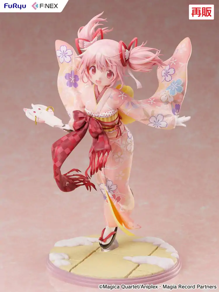 Puella Magi Madoka Magica Side Story Magia Record PVC Kip 1/7 Madoka Kaname Kimono Ver. 22 cm fotografija izdelka