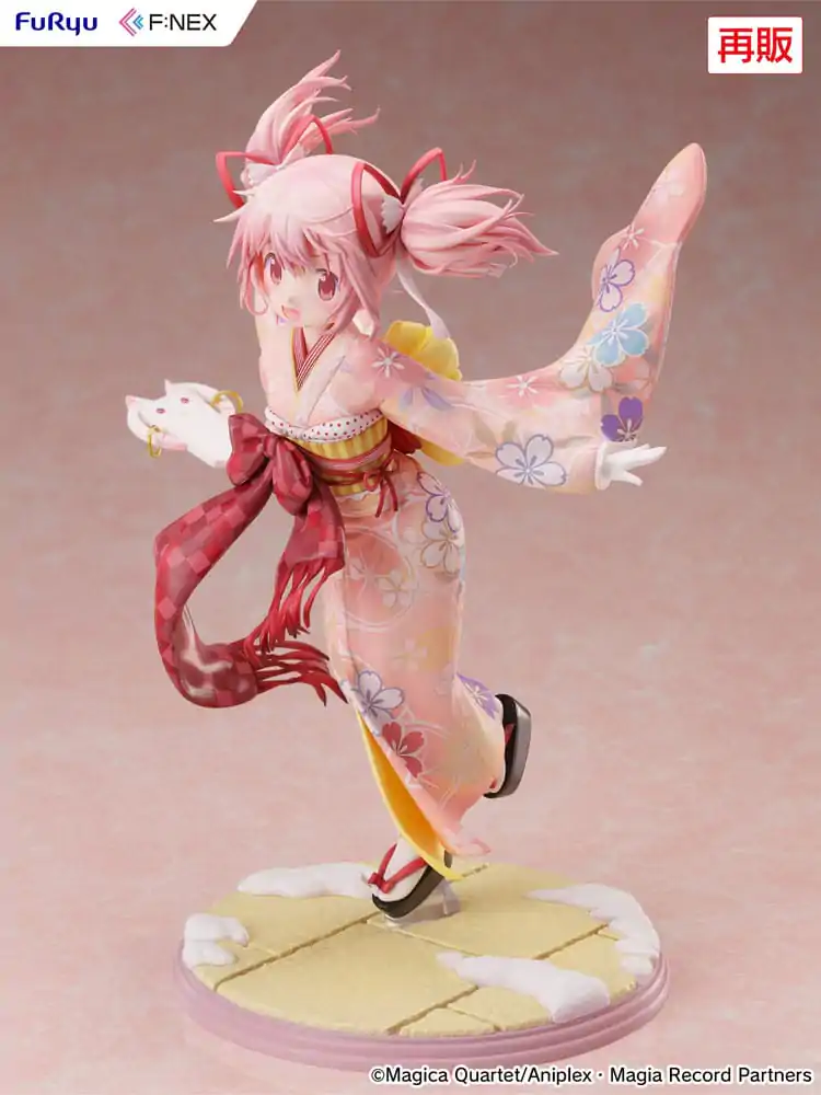 Puella Magi Madoka Magica Side Story Magia Record PVC Kip 1/7 Madoka Kaname Kimono Ver. 22 cm fotografija izdelka