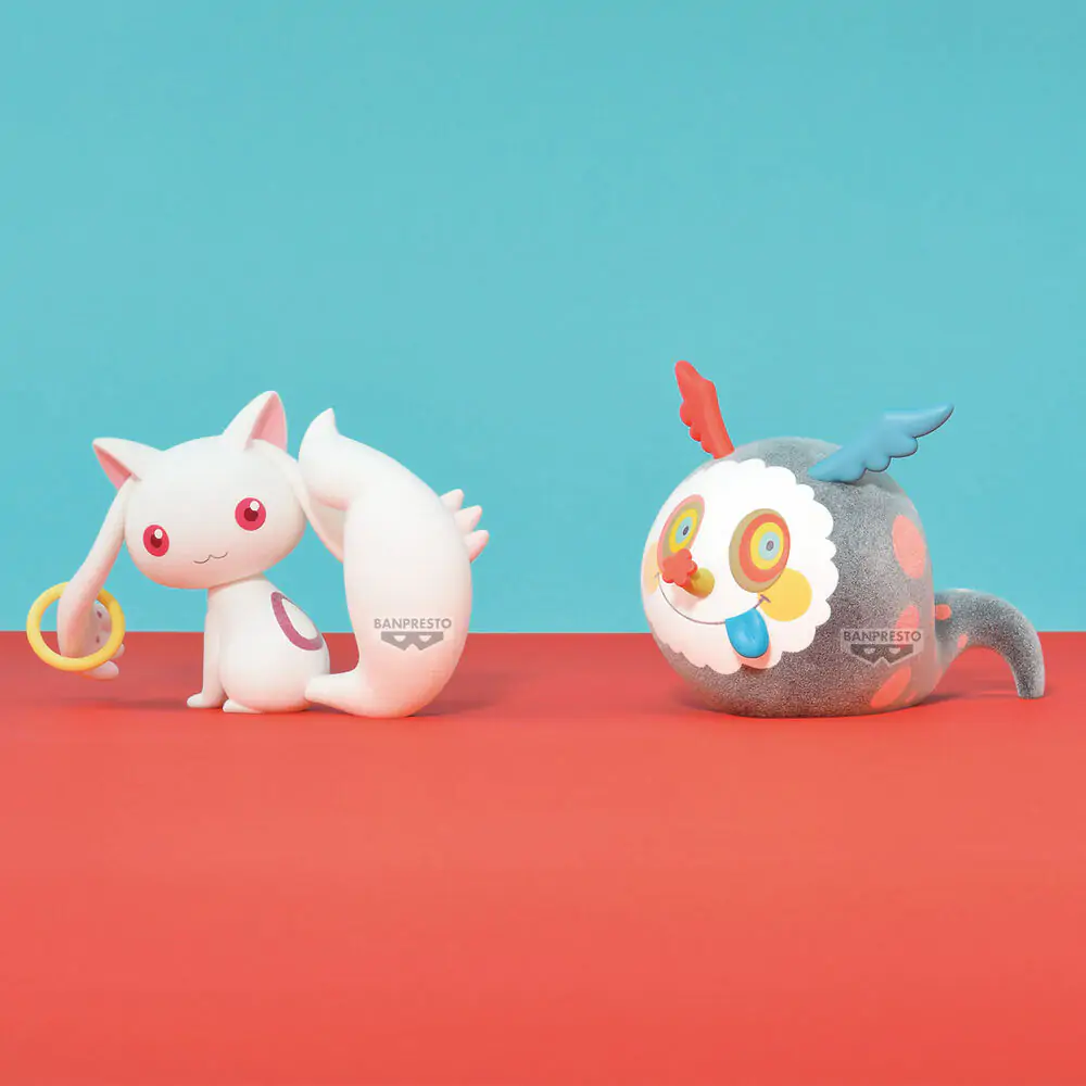 Puella Magi Madoka Magica The Movie Rebellion Kyubey Fluffy Puffy figura 12 cm fotografija izdelka