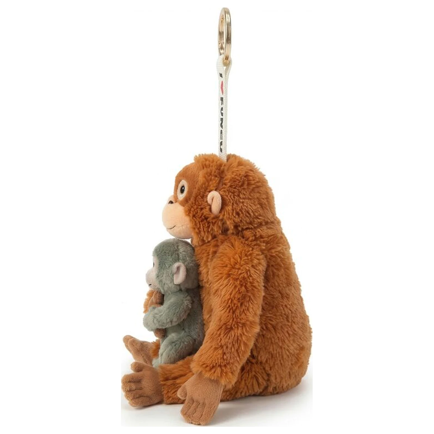 Punch monkey plišasti obesek za ključe 15 cm fotografija izdelka