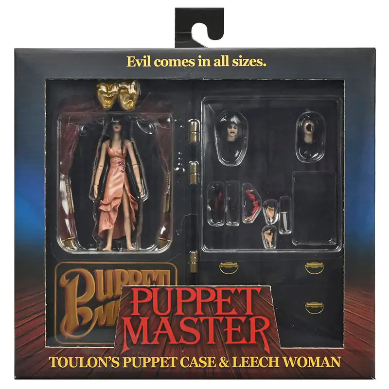 Puppet Master Toulons Puppet Case & Leech Woman figura 10 cm fotografija izdelka