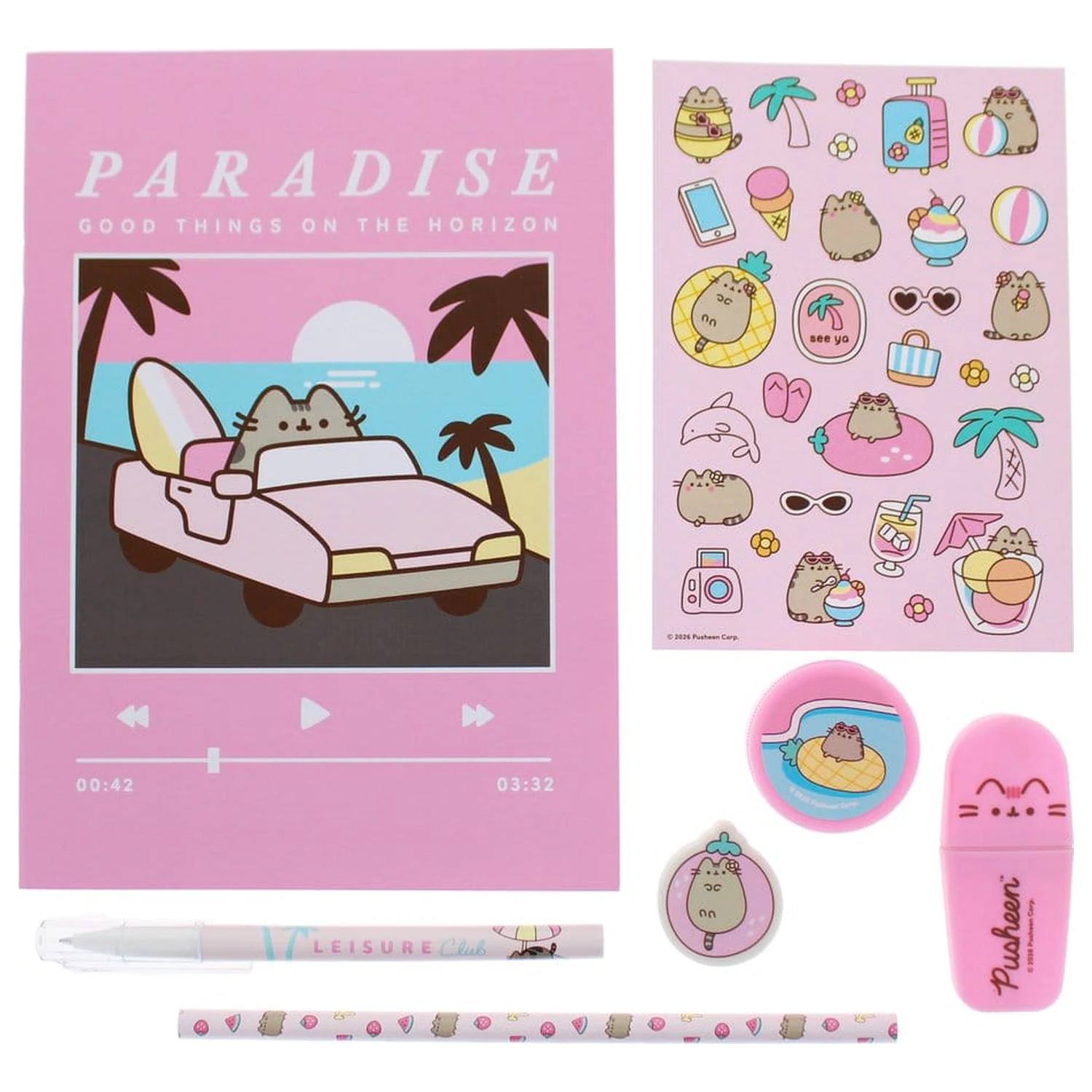 Pusheen pisarniški komplet, 7-delni fotografija izdelka