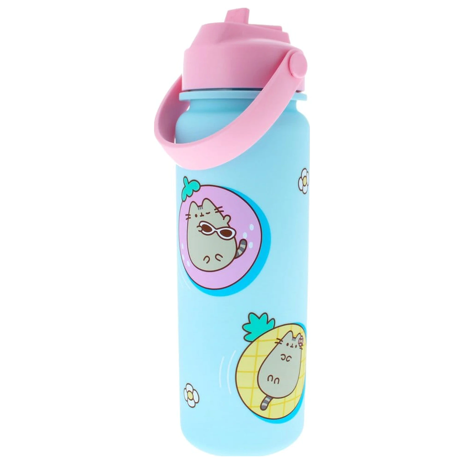 Pusheen Water Bottle Flip Top By The Pool Blue flaška za vodo na preklop fotografija izdelka