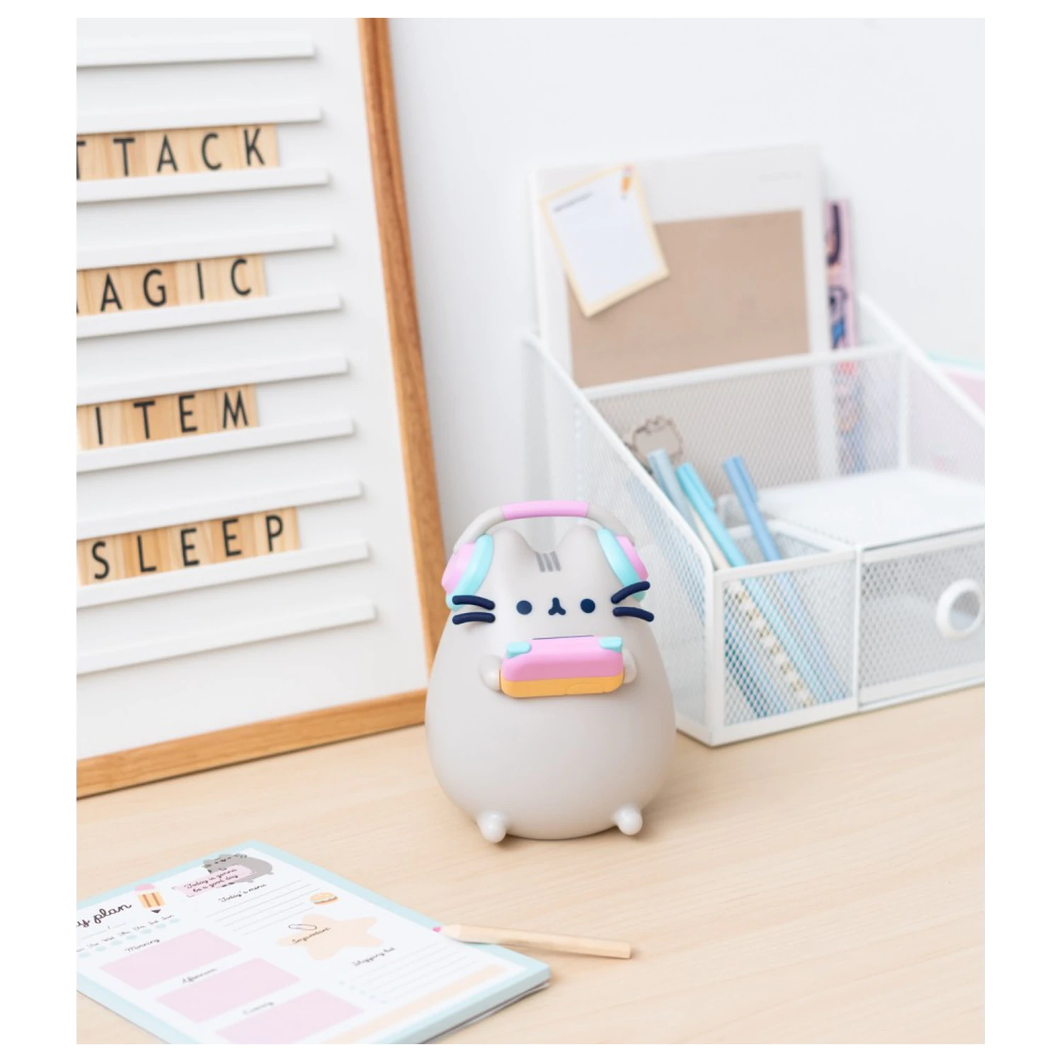 Pusheen Gamer svetilka fotografija izdelka