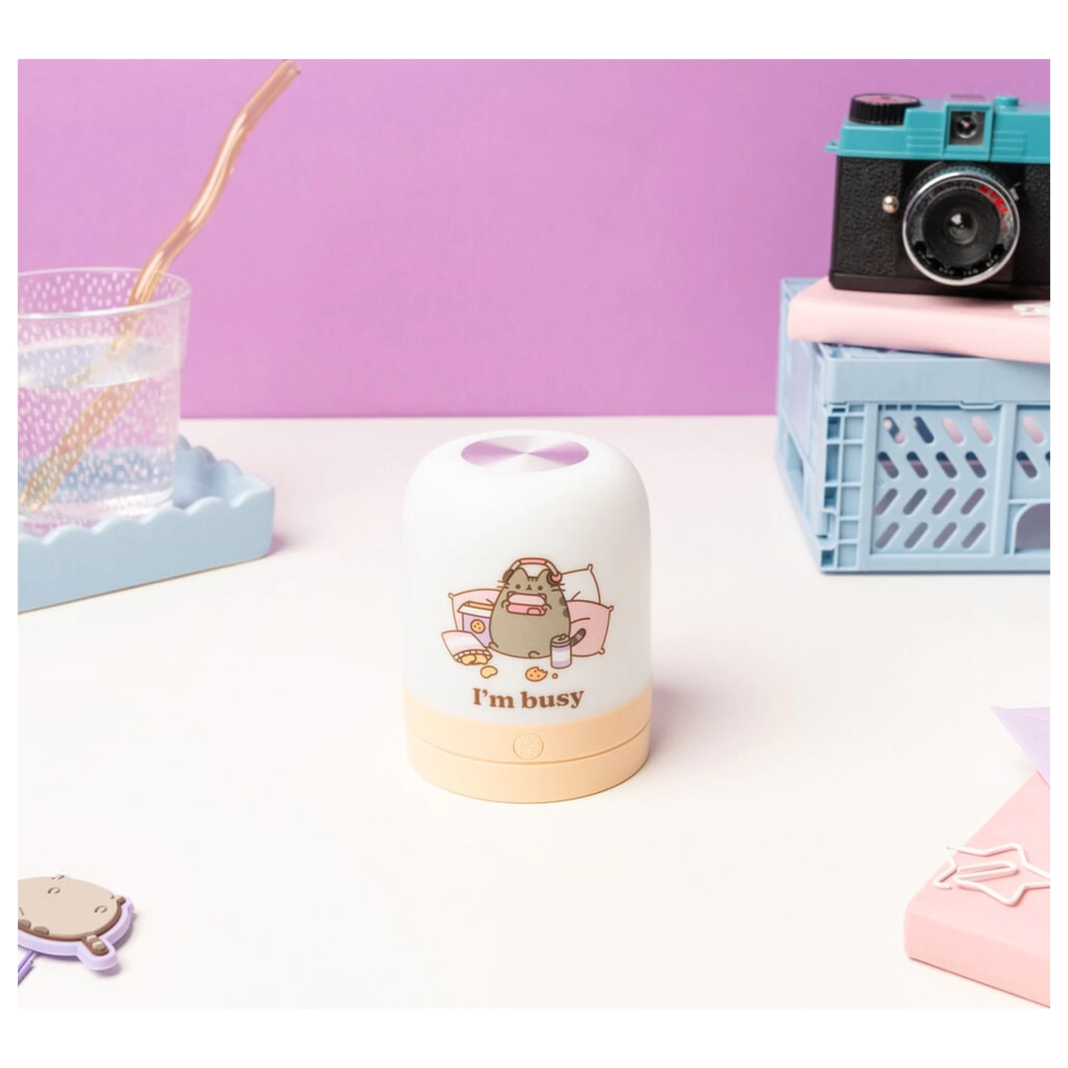 Pusheen ambientna svetilka fotografija izdelka