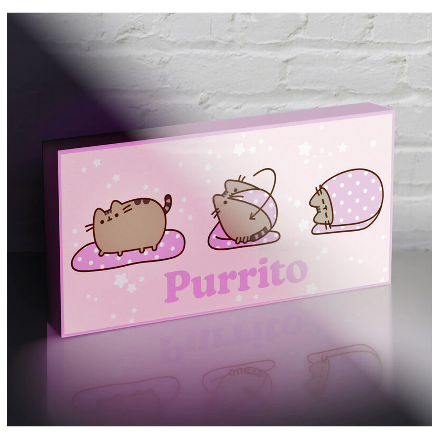 Pusheen svetleče se platno fotografija izdelka