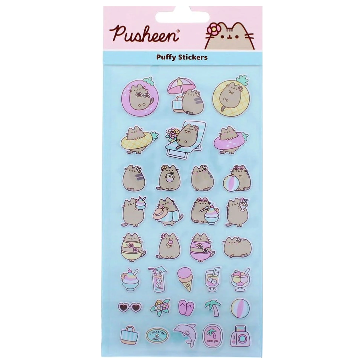 Pusheen Set nalepk fotografija izdelka