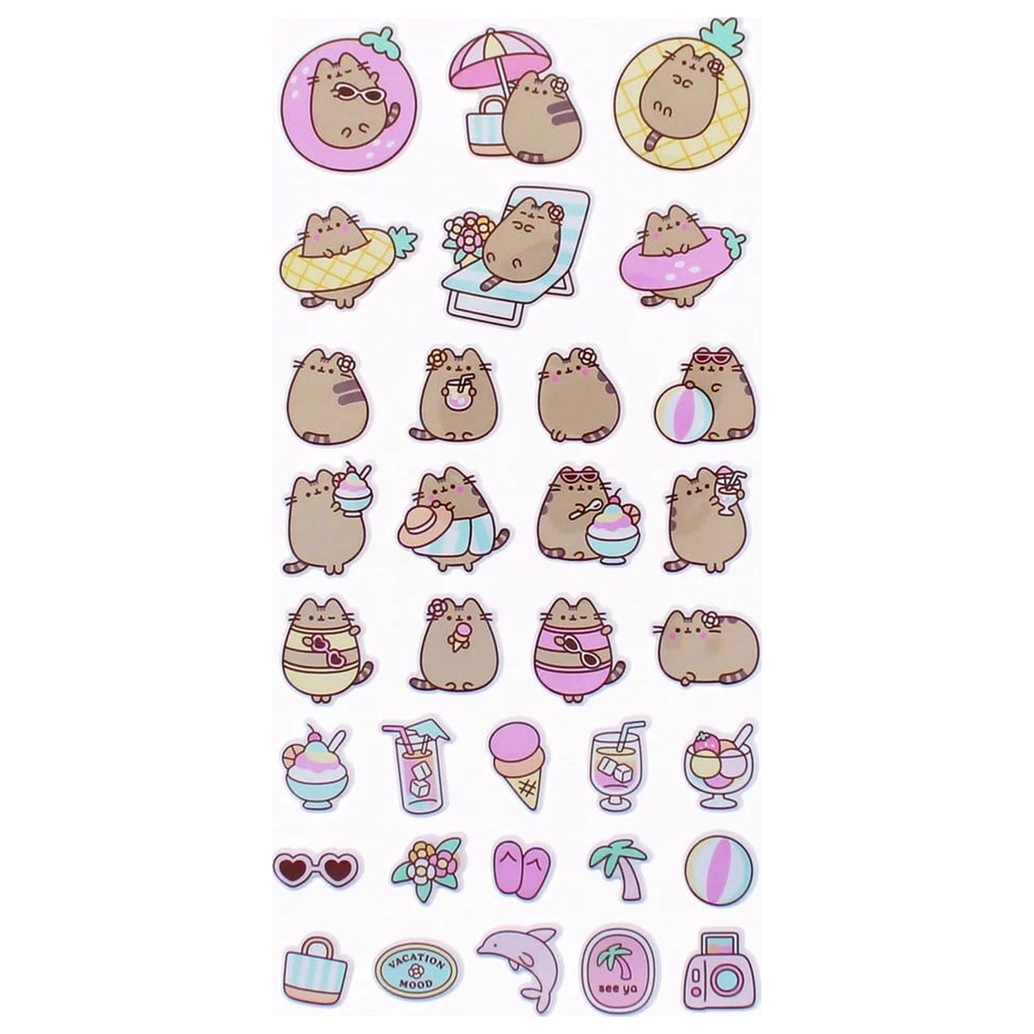 Pusheen Set nalepk fotografija izdelka