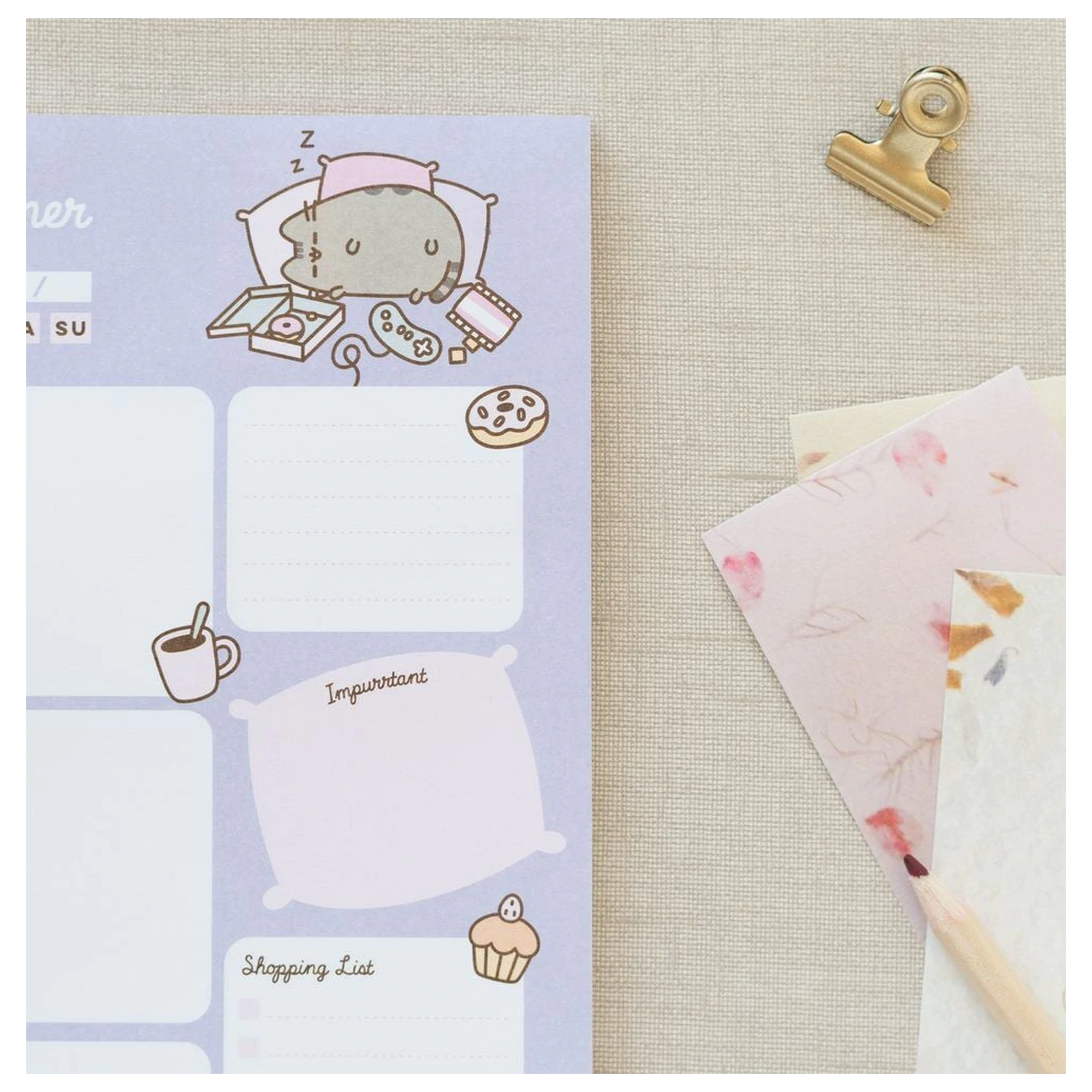 Pusheen Moments A5 dnevni planer fotografija izdelka