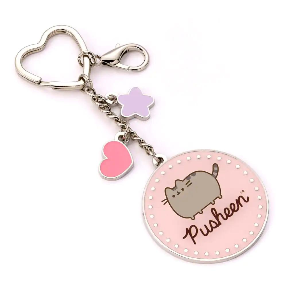 Pusheen obesek za ključe Pink Name fotografija izdelka