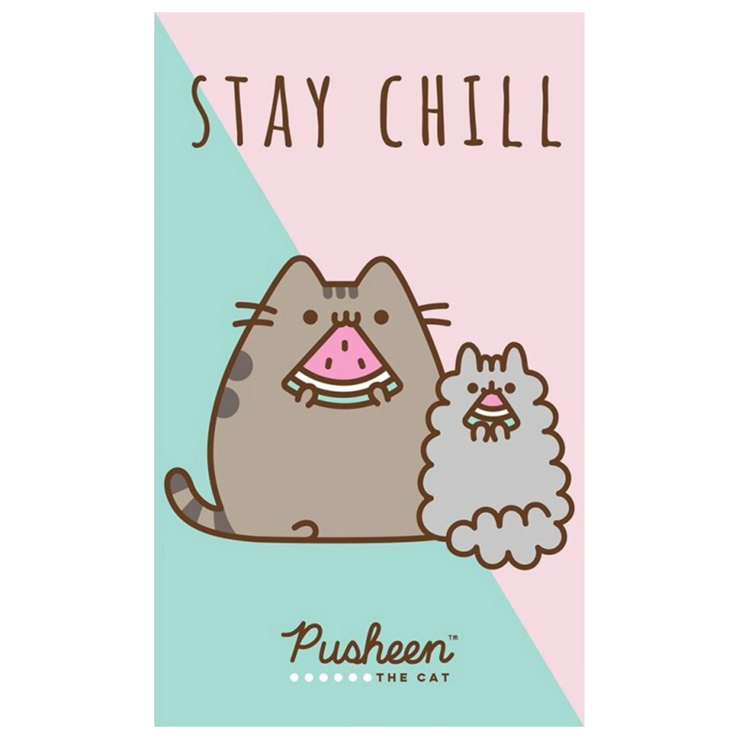 Pusheen Stay Chill Brisača za roke, Brisača za obraz fotografija izdelka