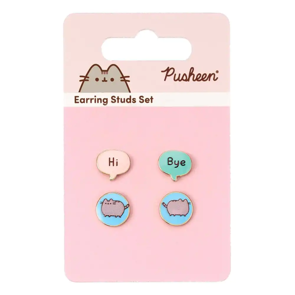 Pusheen uhani z zatiči 2-pack 