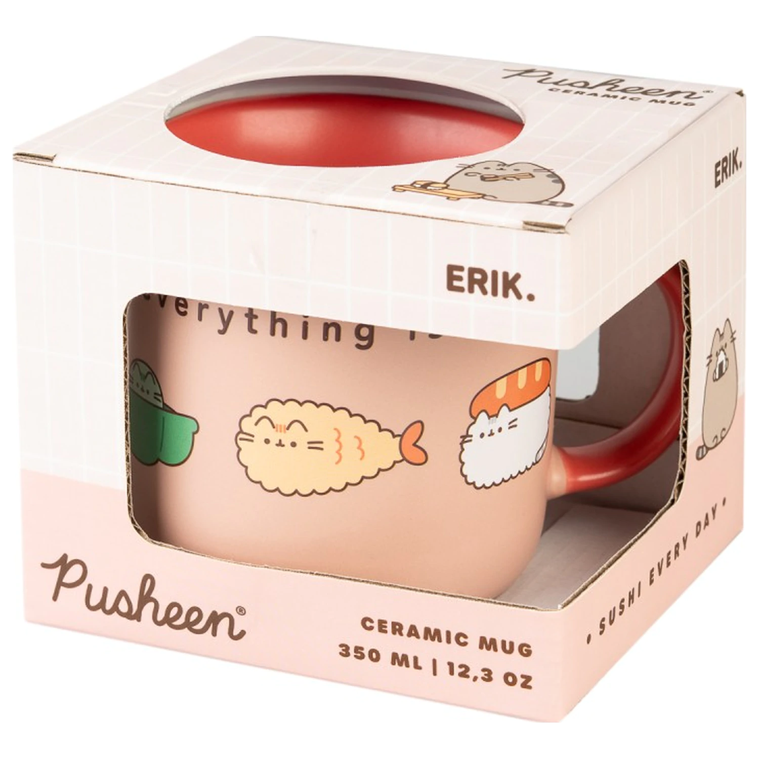 Pusheen Sushi Roll premium skodelica fotografija izdelka
