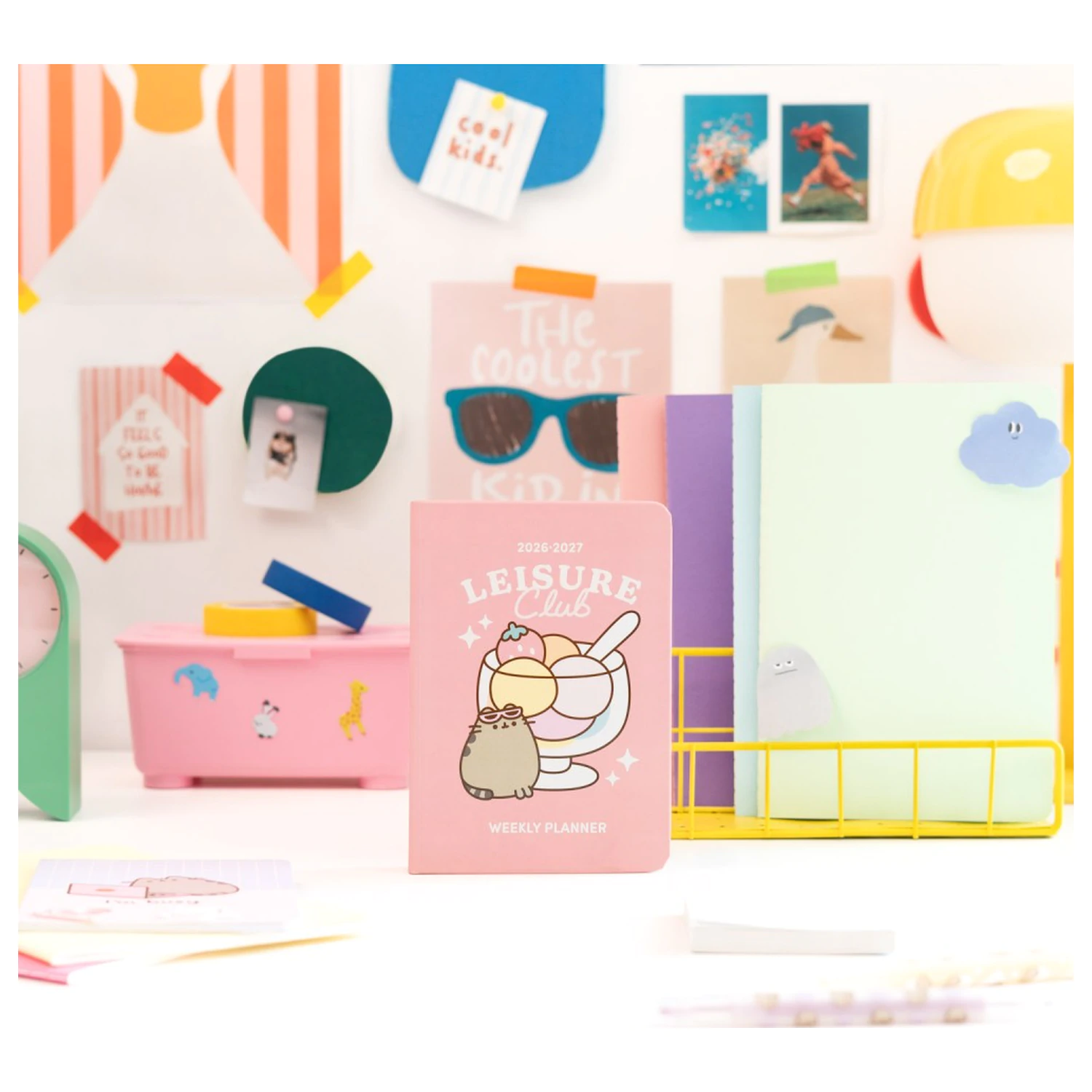 Pusheen Academic Planner Tropical Vacation 2026/27 A6 Angleška različica fotografija izdelka
