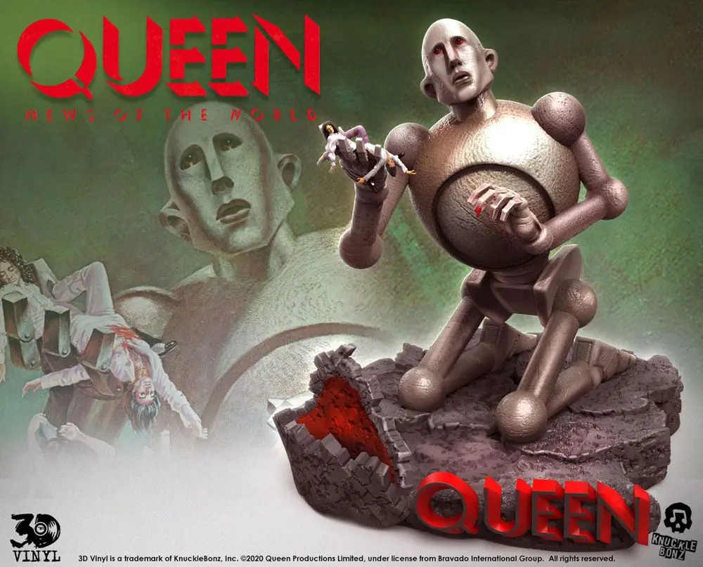 Queen 3D Vinil Kip Queen Robot (News of the World) 20 x 21 x 24 cm fotografija izdelka